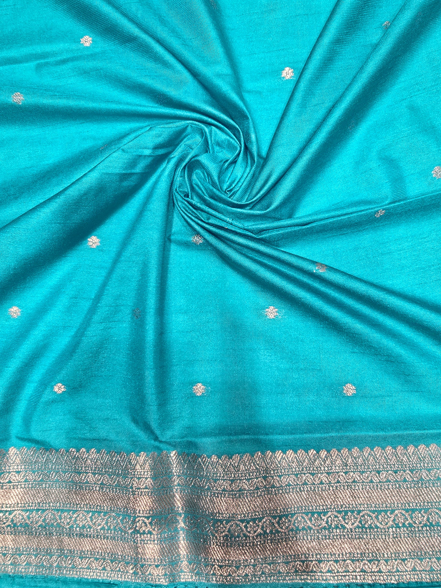 Semi Banarasi Silk Saree with Zari Weaving & Rich Border | Elegant Festive & Party Wear Saree for Women