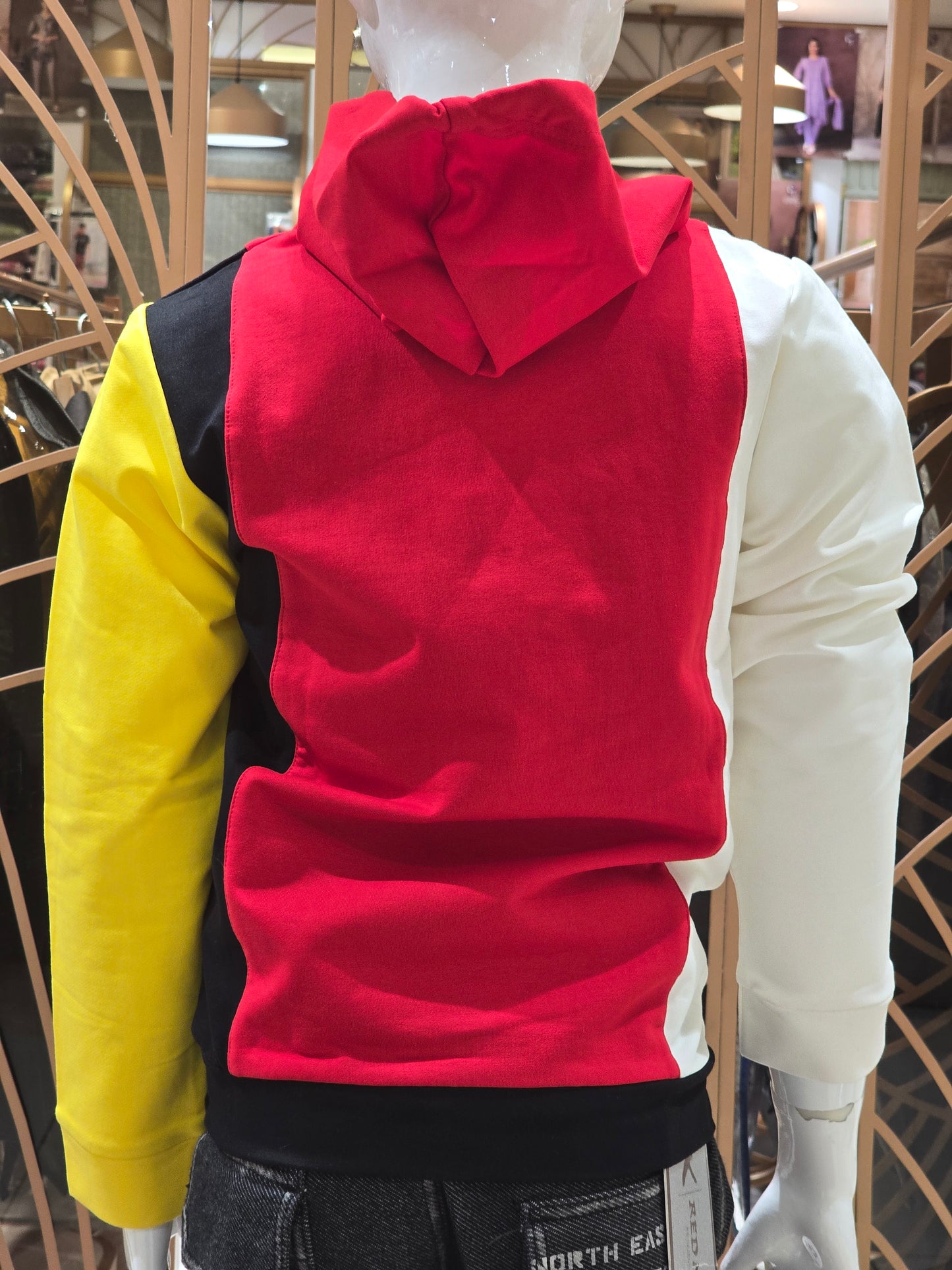 Boys Multicolour Lycra Hoodie T Shirt