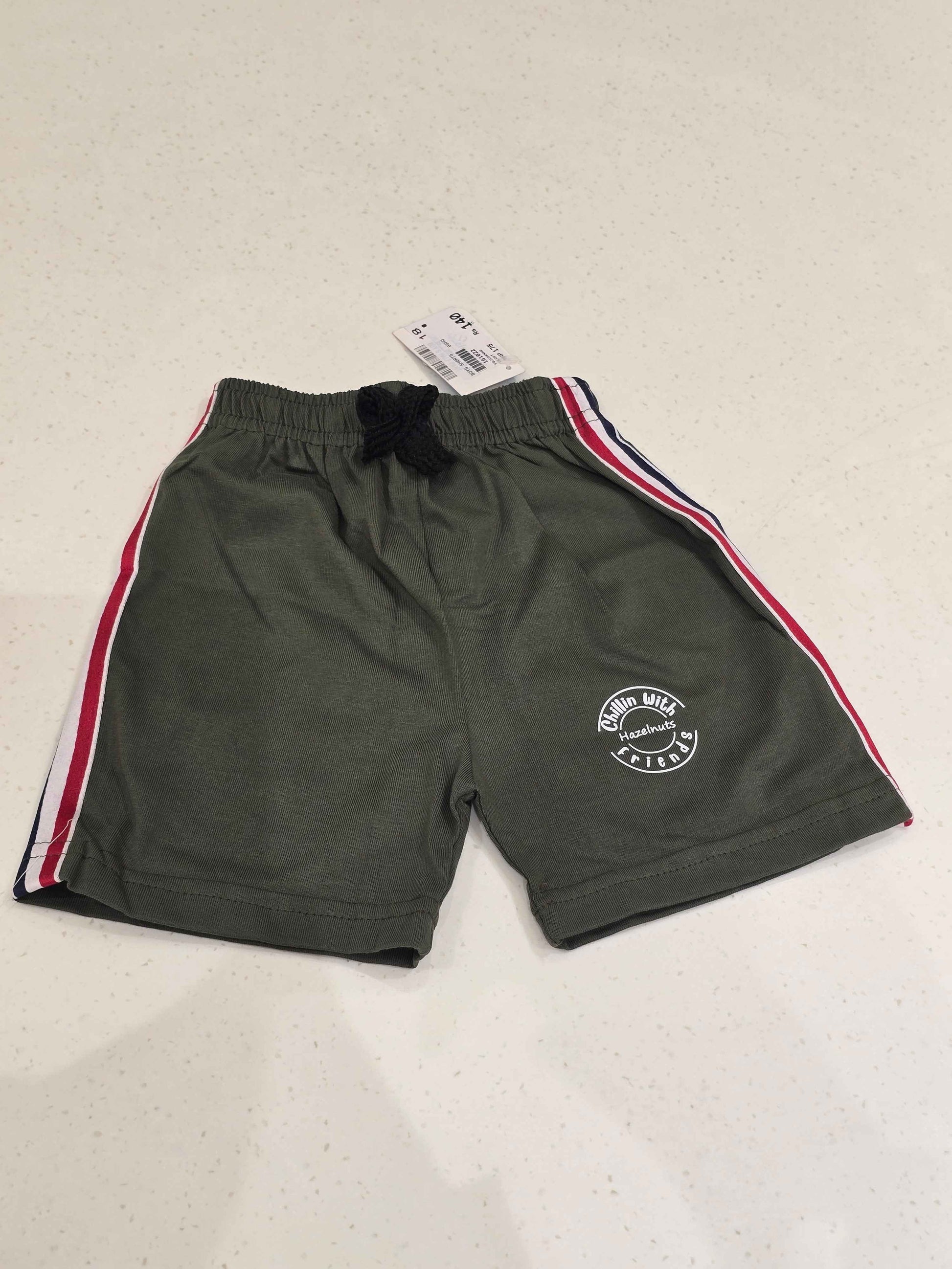Boys Cotton Spot Print Summer Shorts