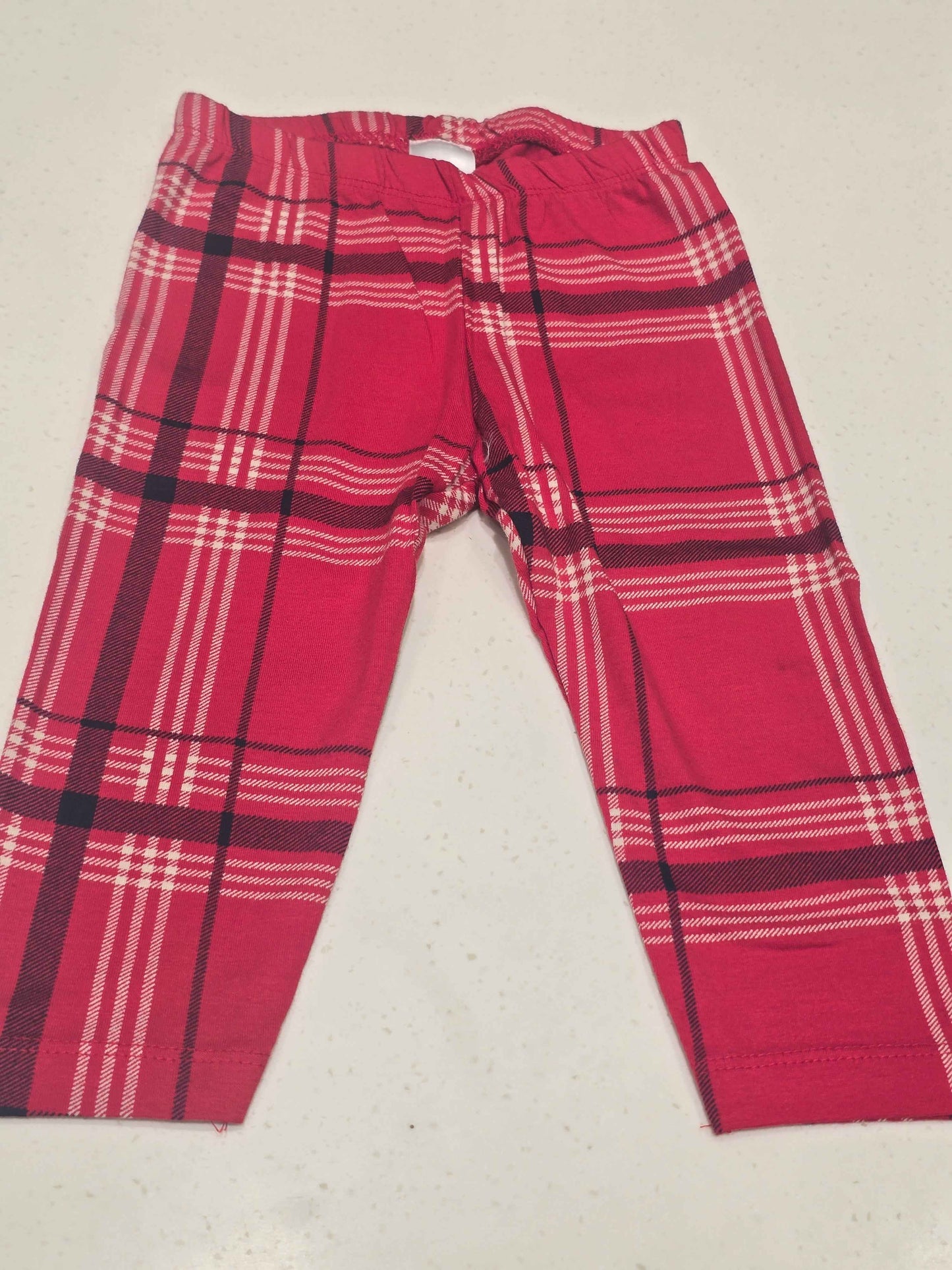 Cotton material blue color checked pattren pant for girl