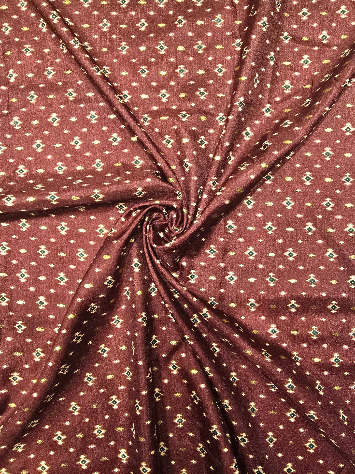 Semi Patola Silk Saree with Traditional Ikat Weaving & Zari Border | Elegant Festive & Wedding Wear Saree for Women