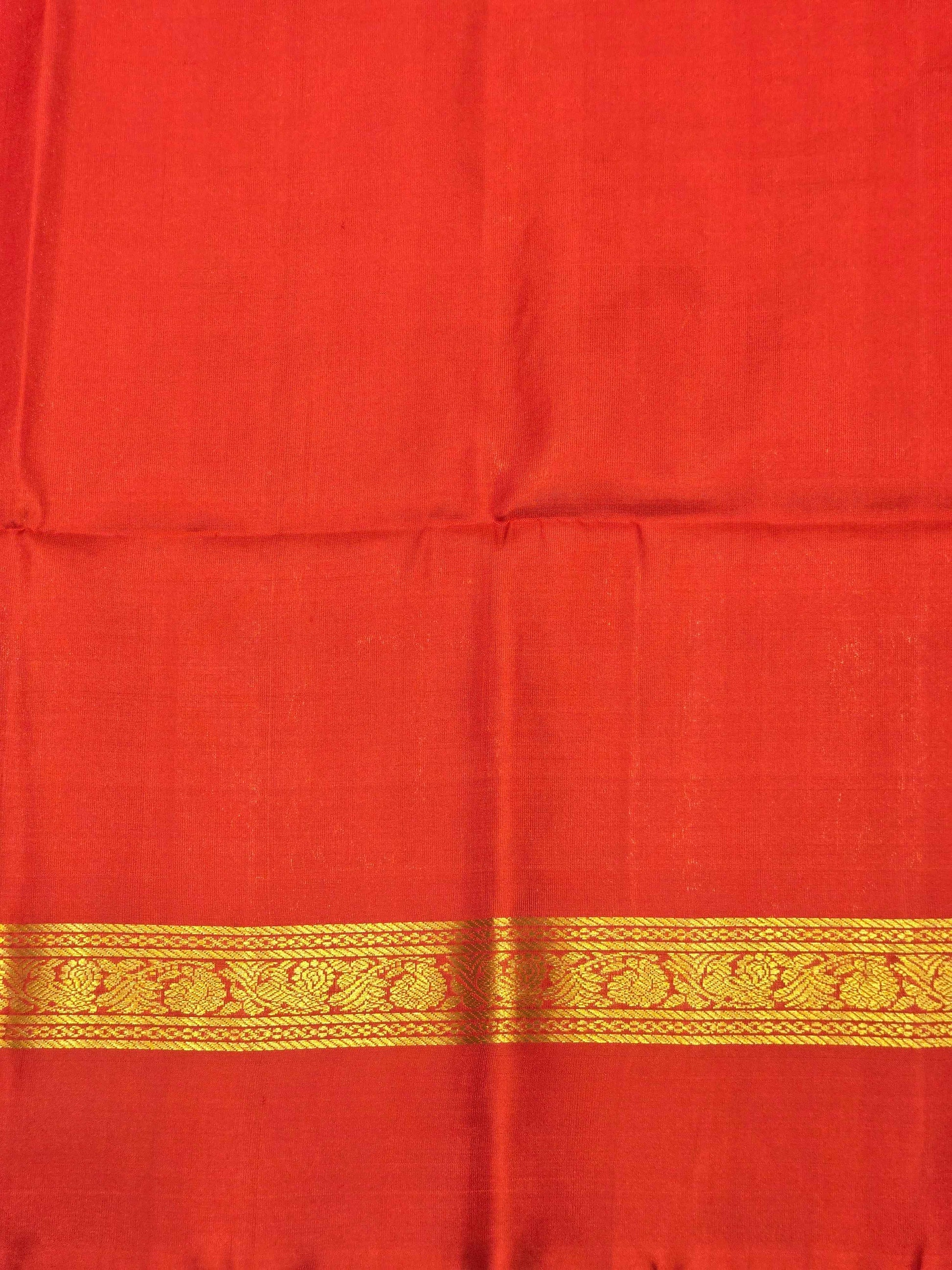 Handloom pure softsilk with traditional butta and rich pallu