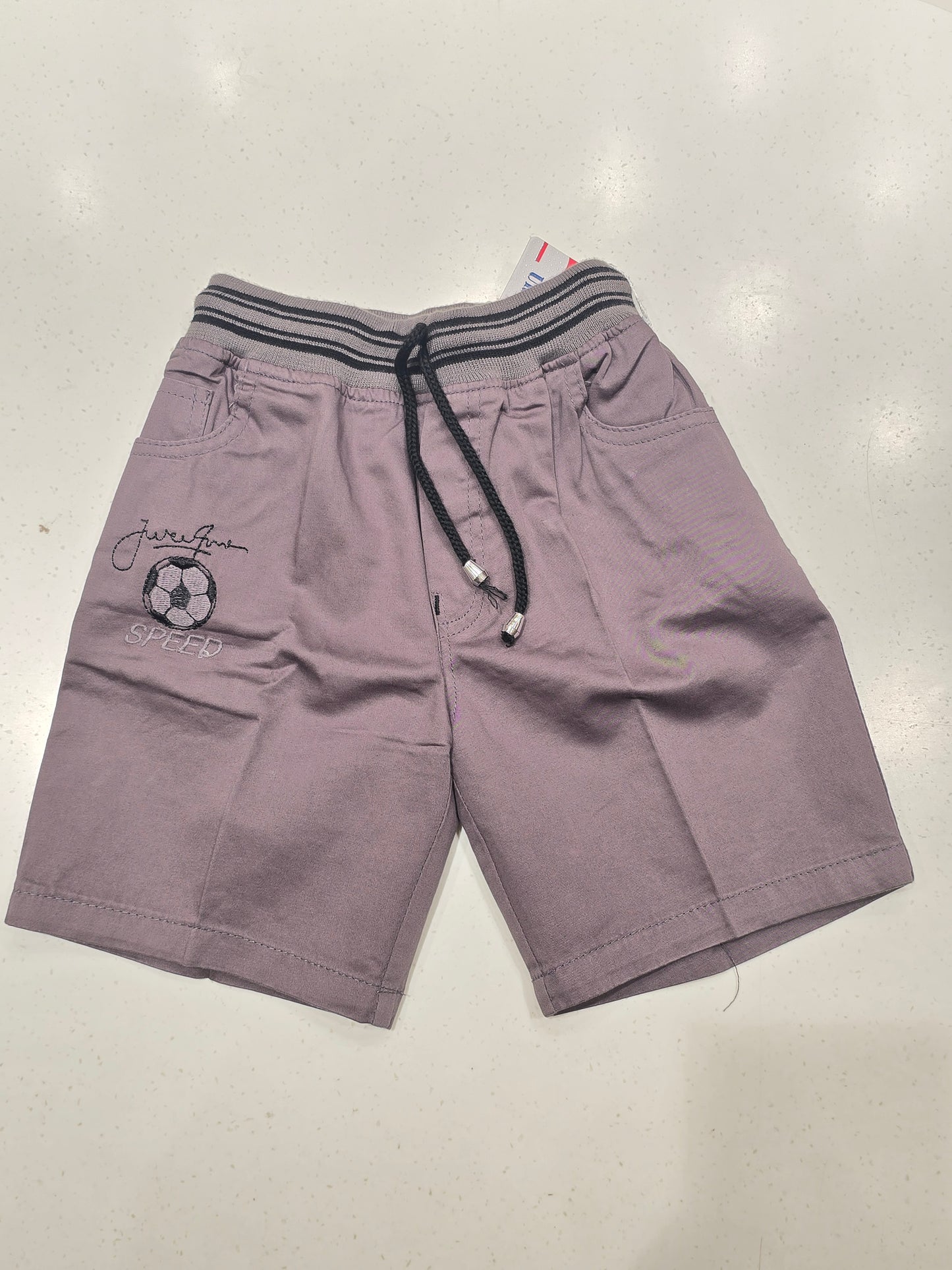 Gray Cotton Shorts for Boys