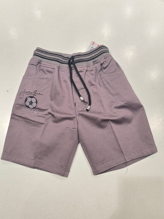 Gray Cotton Shorts for Boys