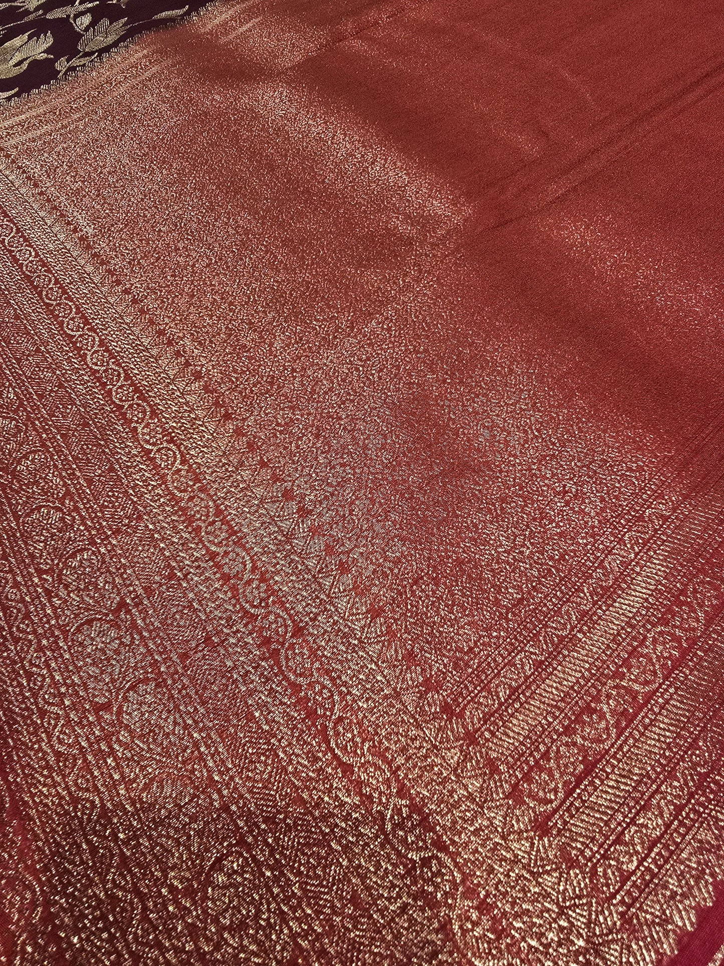 Semi Banarasi Silk Saree with Zari Weaving & Rich Border | Elegant Festive & Party Wear Saree for Women