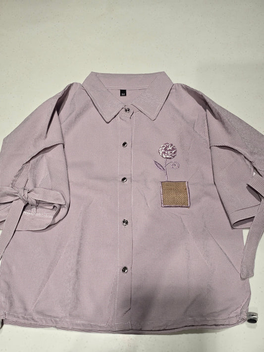 Onion Pink Imported Shirt for Girls