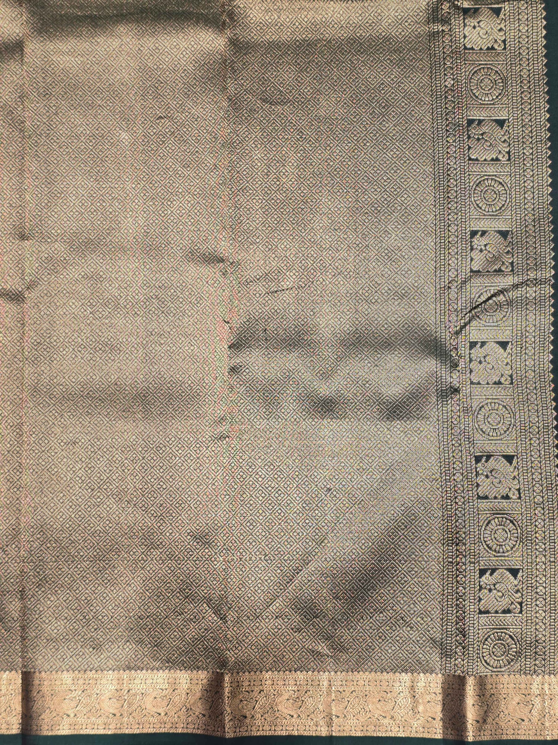 Pure handloom kanjivaram saree with peacock design