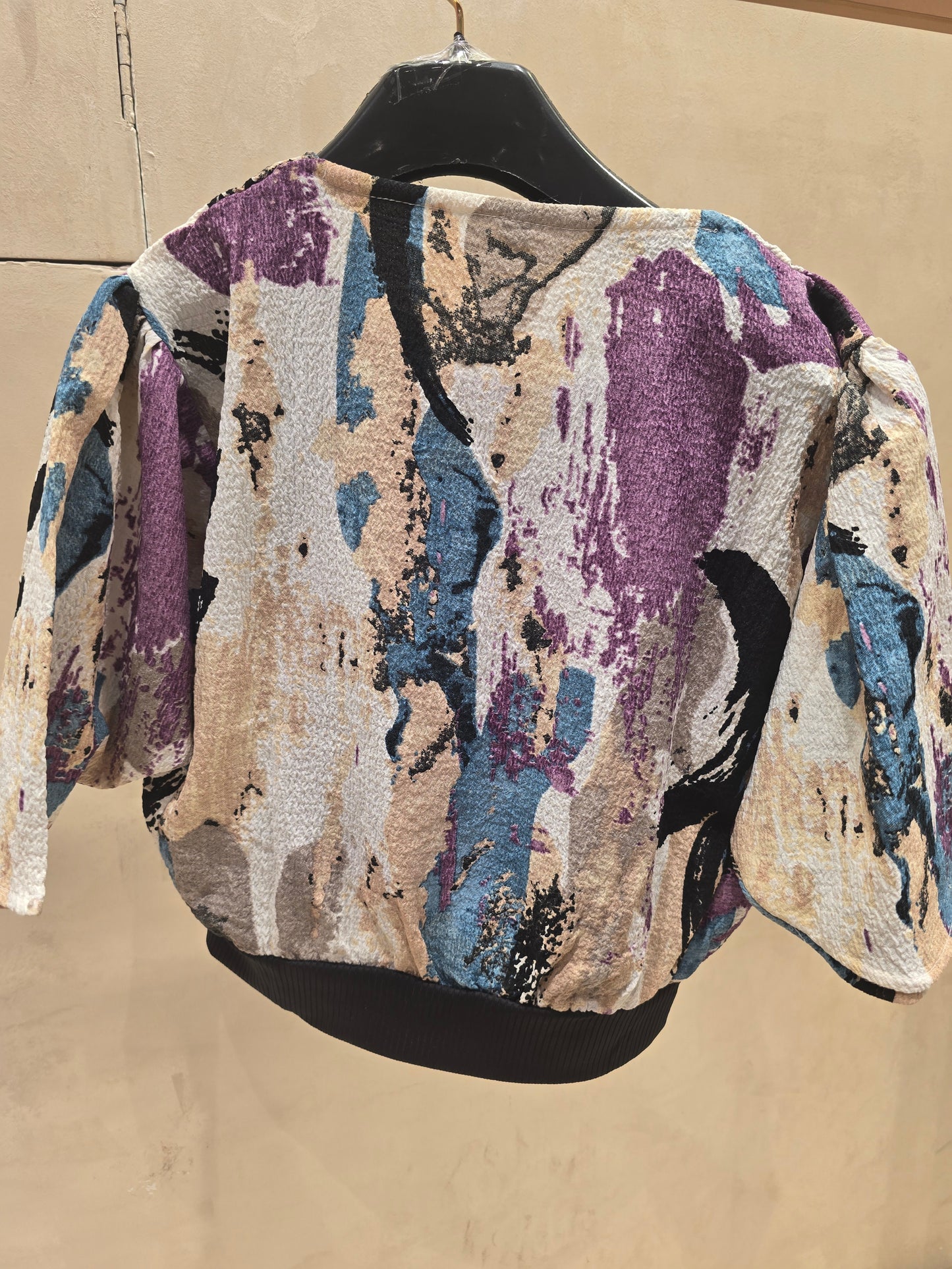 Girl Printed Chiffon Western Top