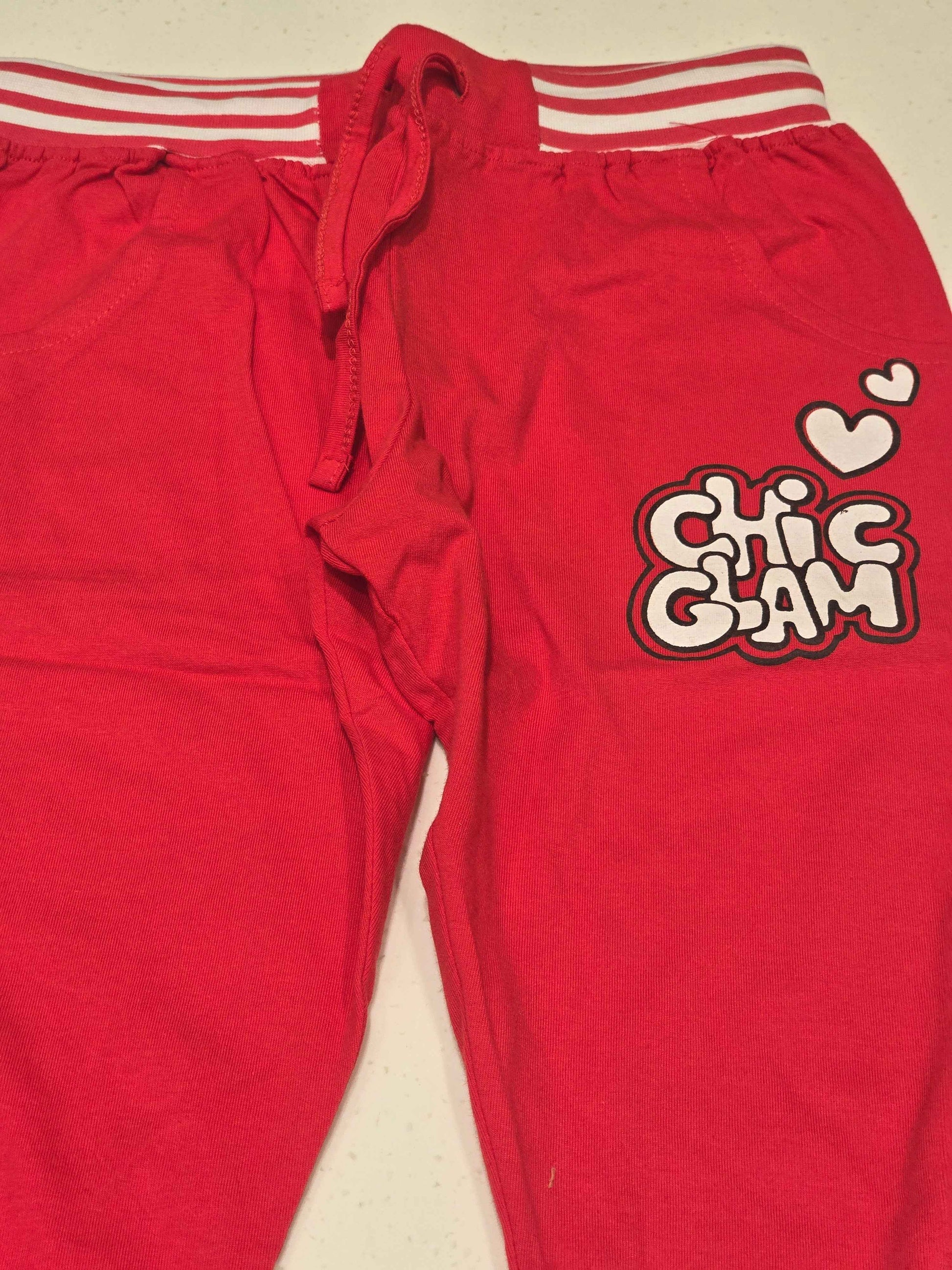 Cotton material ¾ capri for girl with round Elasticable