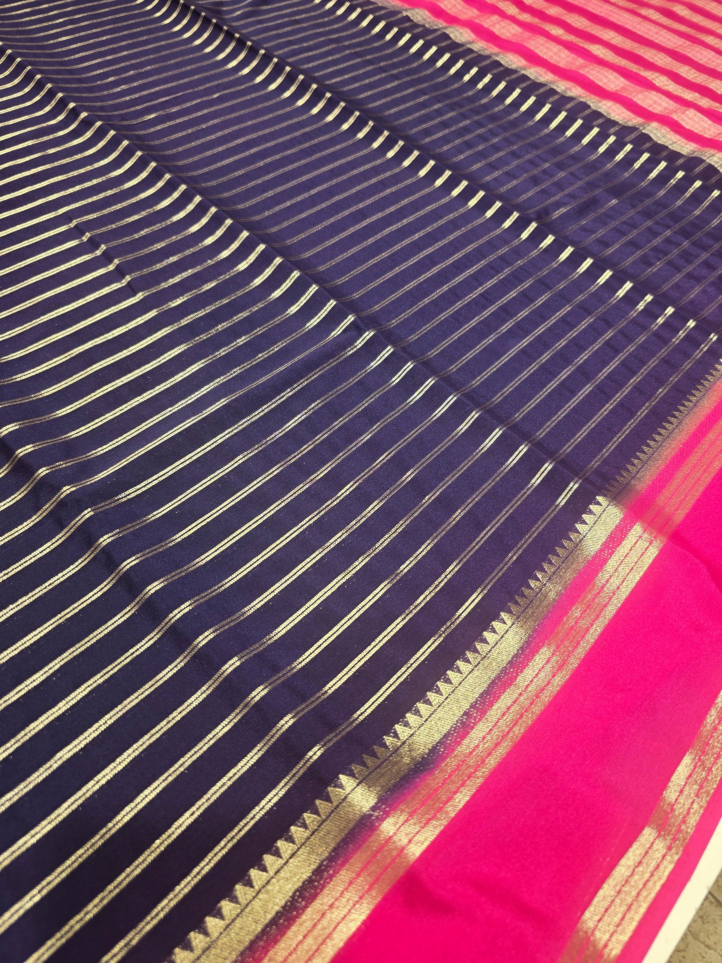 Graceful Semi Crepe Silk Saree with Zari Bentex Border | Elegant Festival & Daily Wear Saree for Women