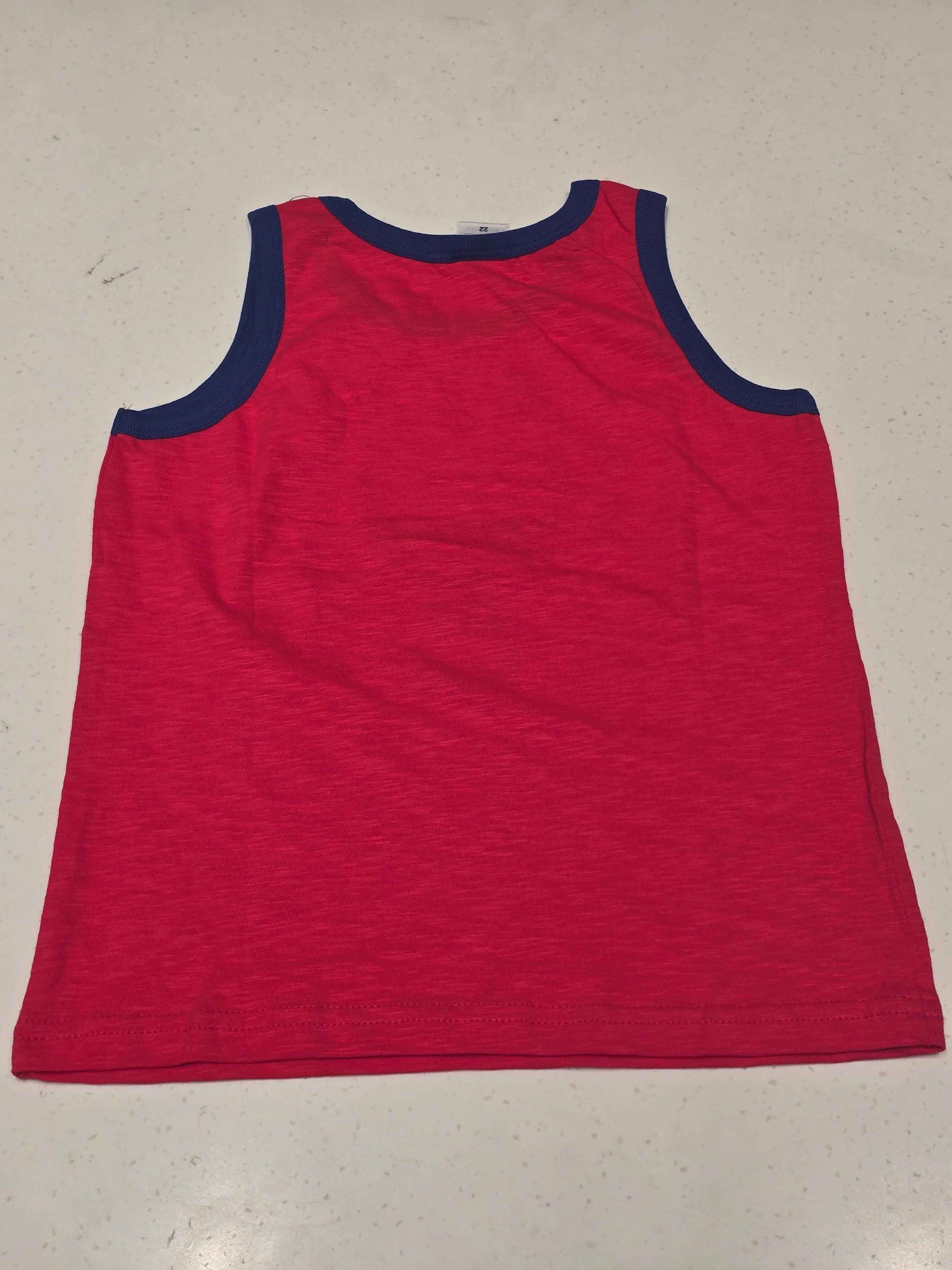 Boys Cotton Printed Sleeveless T-Shirt