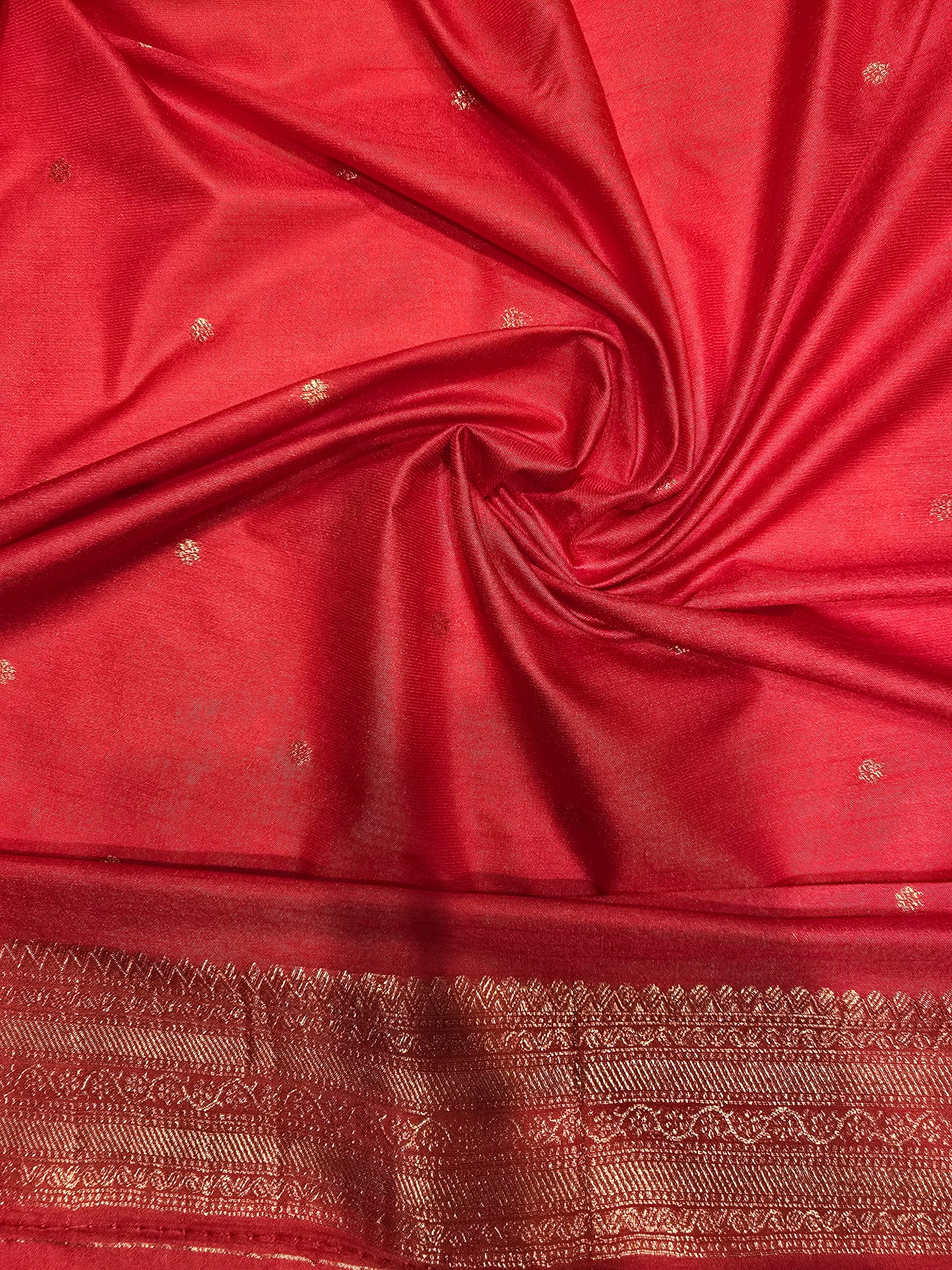 Semi Banarasi Silk Saree with Zari Weaving & Rich Border | Elegant Festive & Party Wear Saree for Women