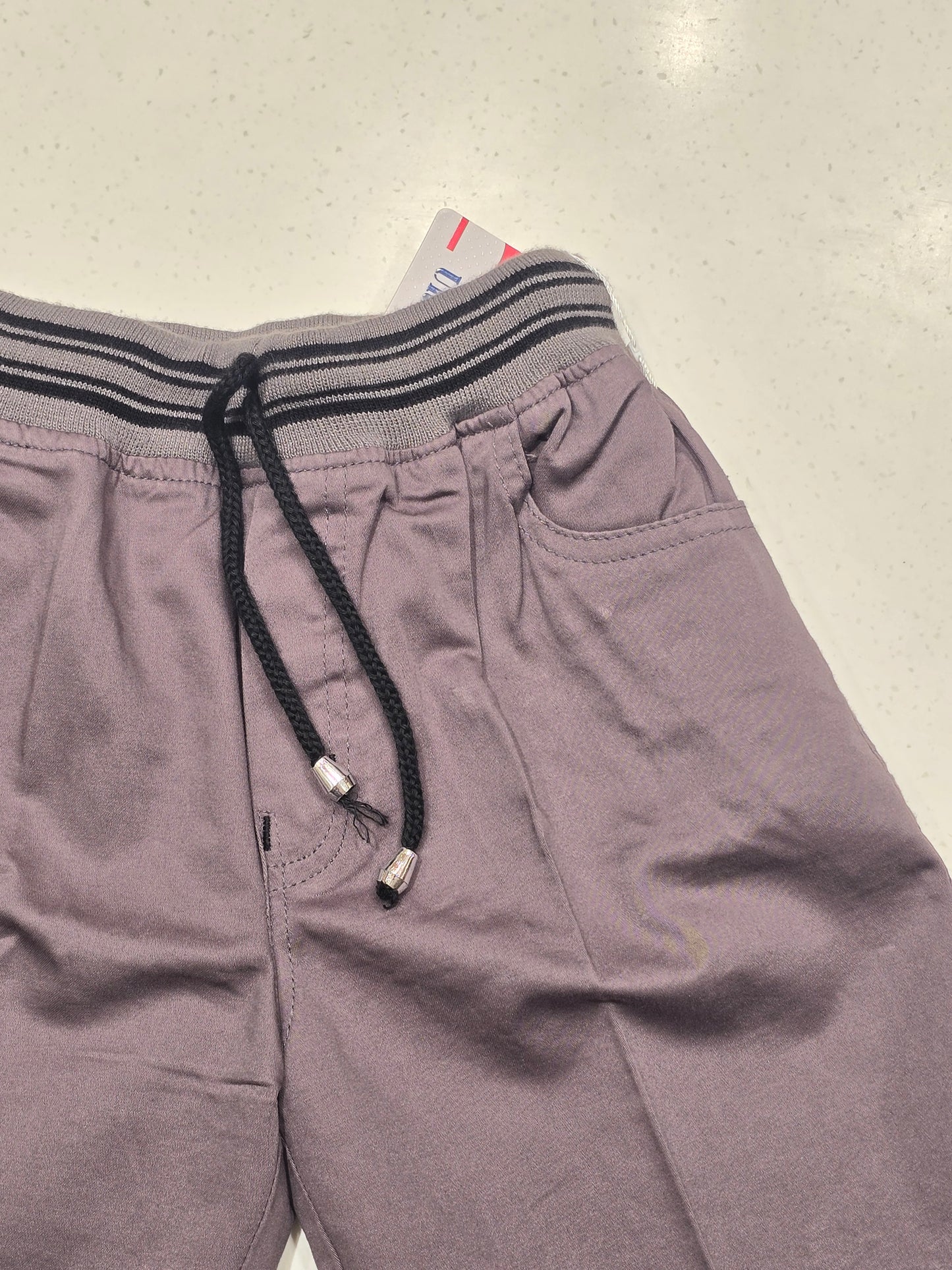 Gray Cotton Shorts for Boys