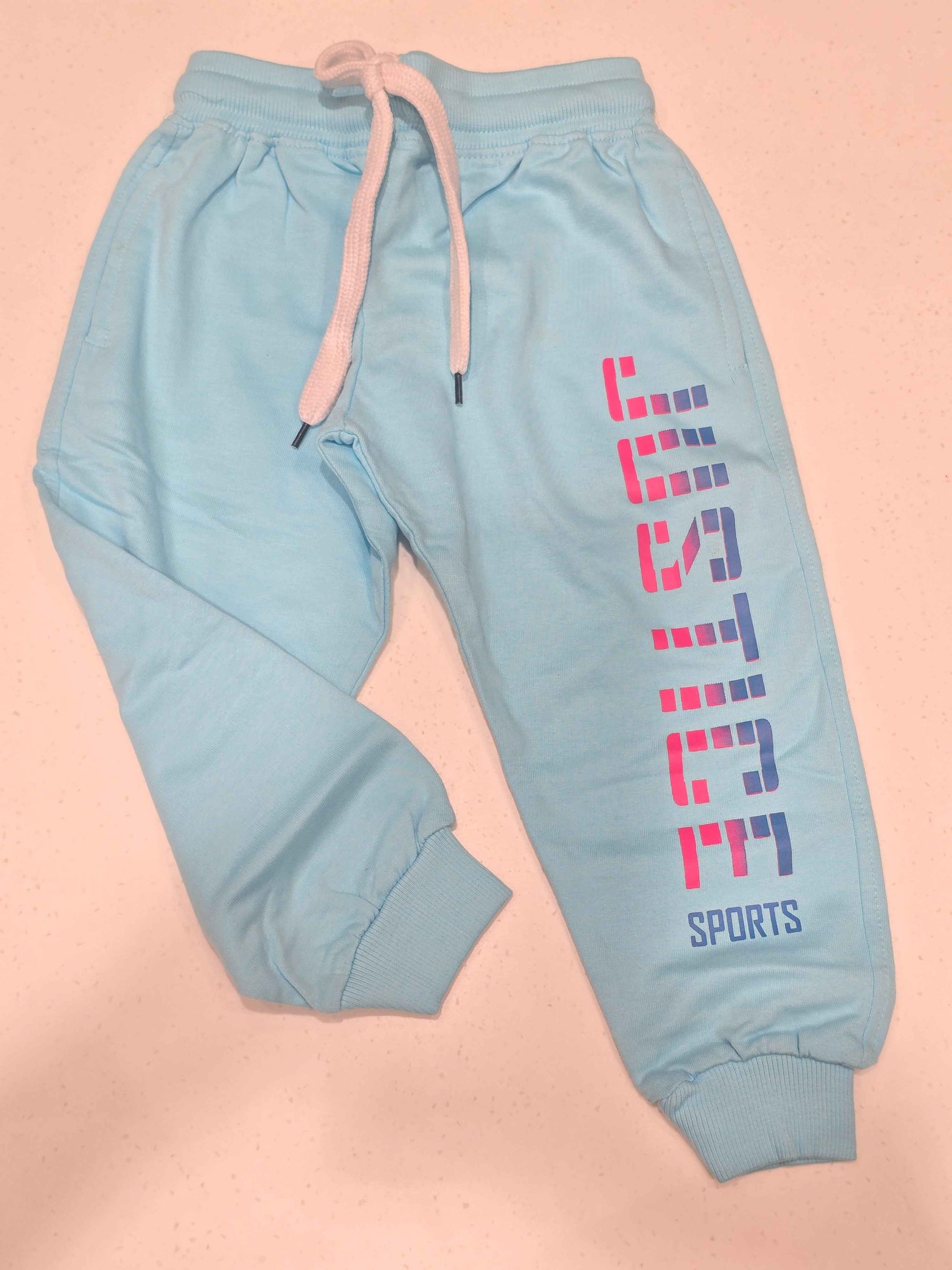Cotton material sky blue color daily wear for girl