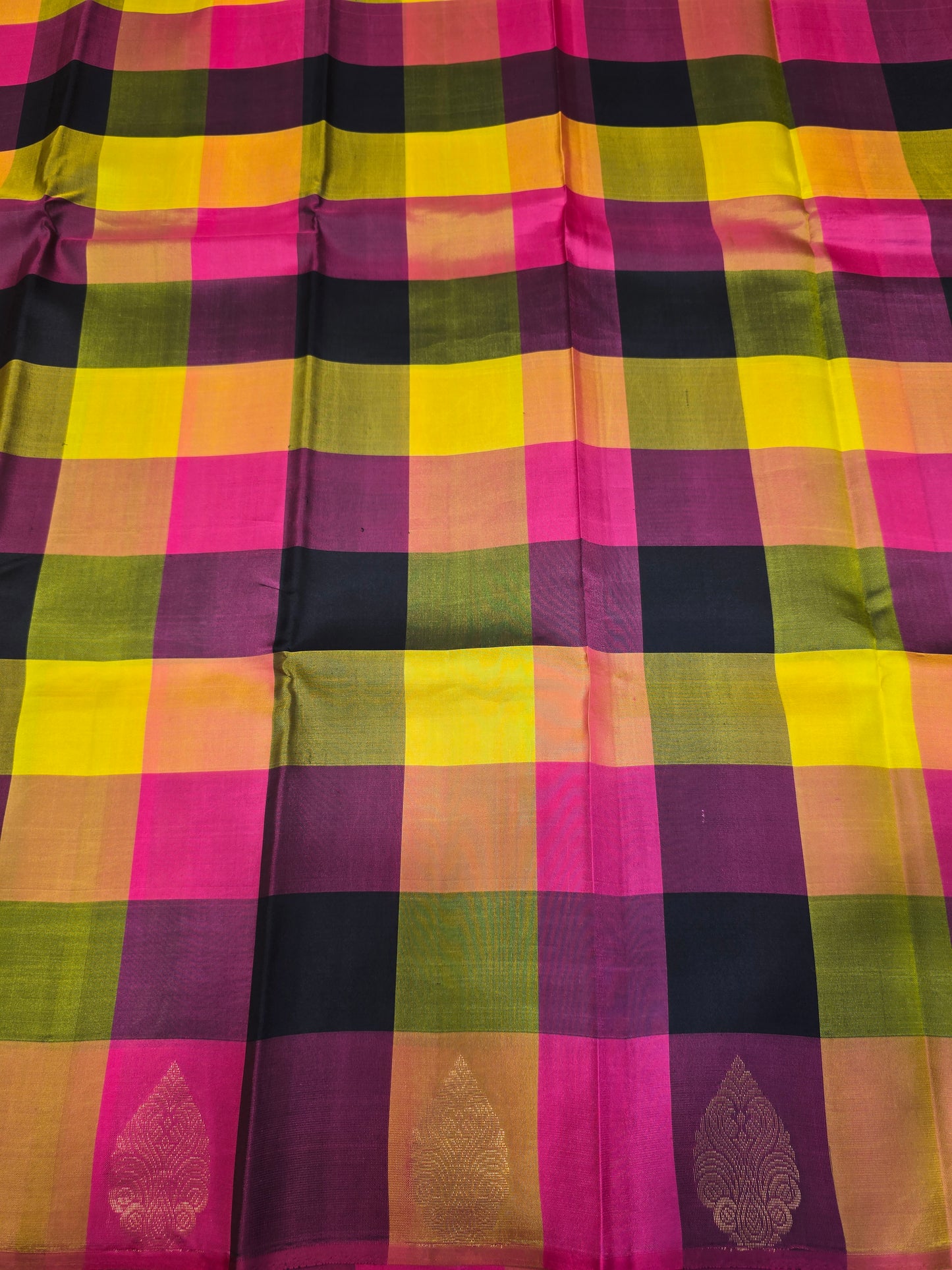 Women Multi Colour Pure Kanjivaram Silk Saree