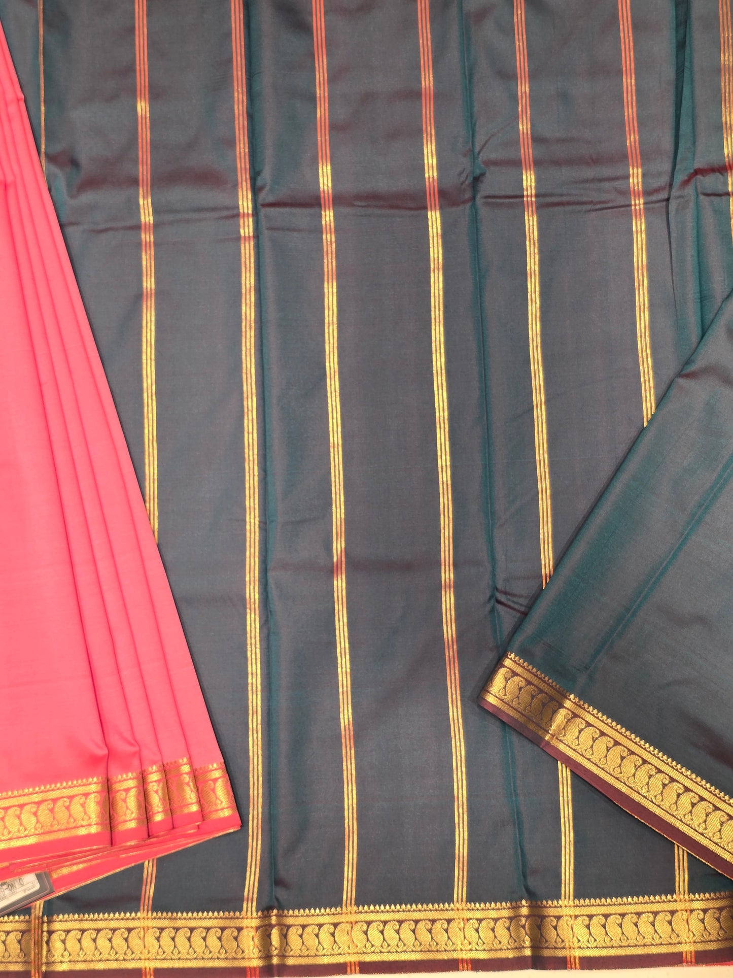 Semi Mix Saree with Mango Border