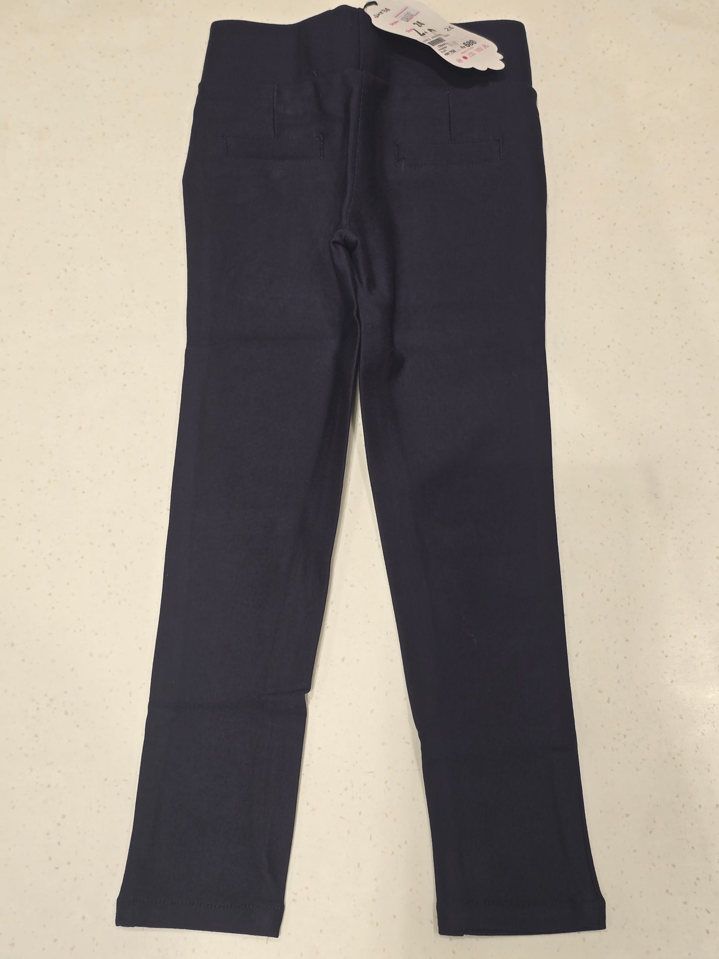 Blue Stretchable Pants for Girls