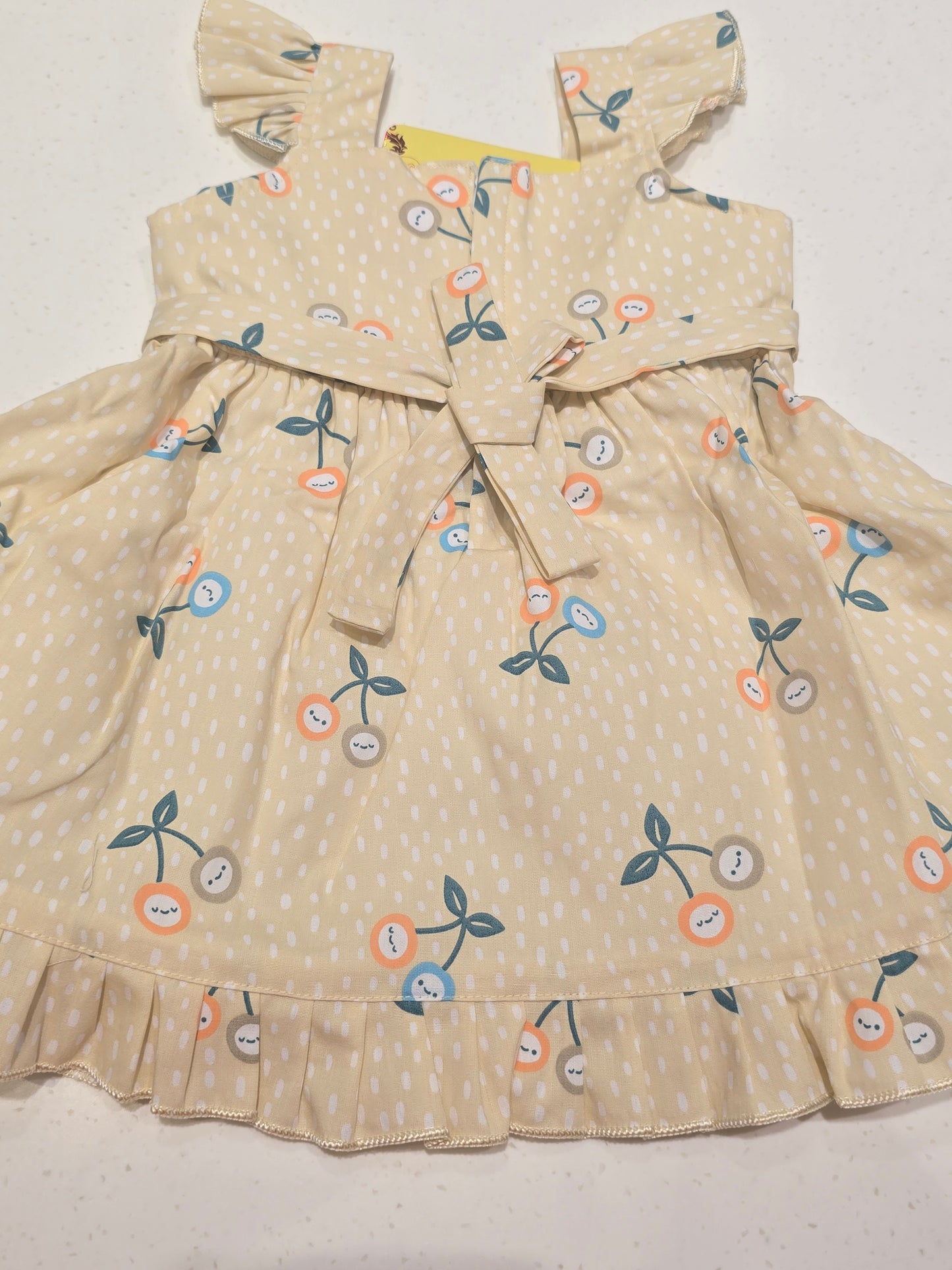 Baby Girl Half White Cotton Frock