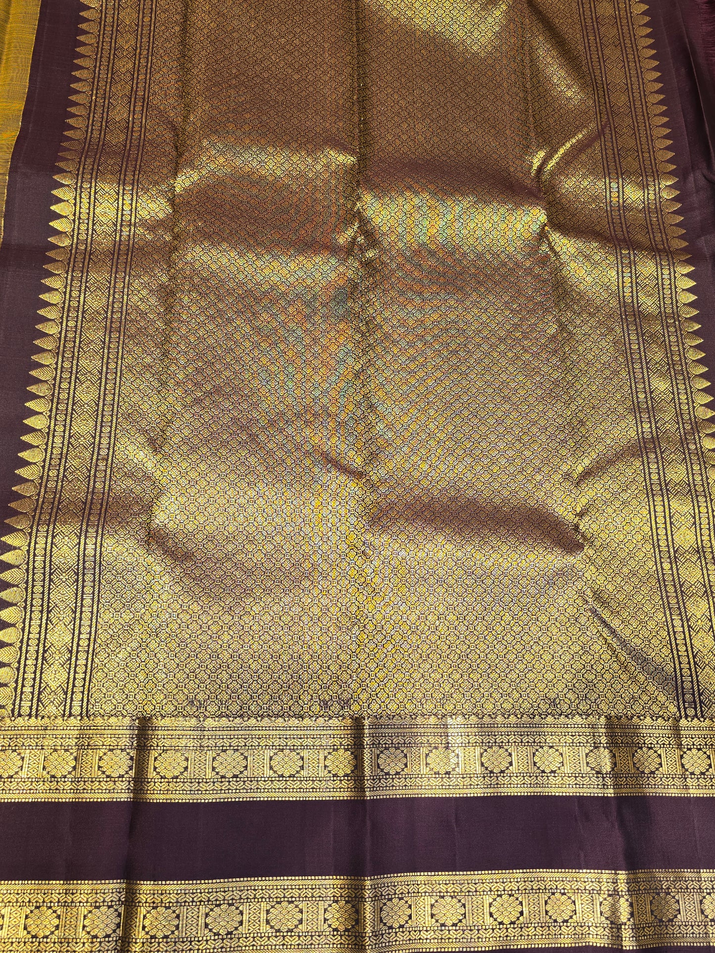 Women Mehndi Green Pure Kanjivaram Silk Saree