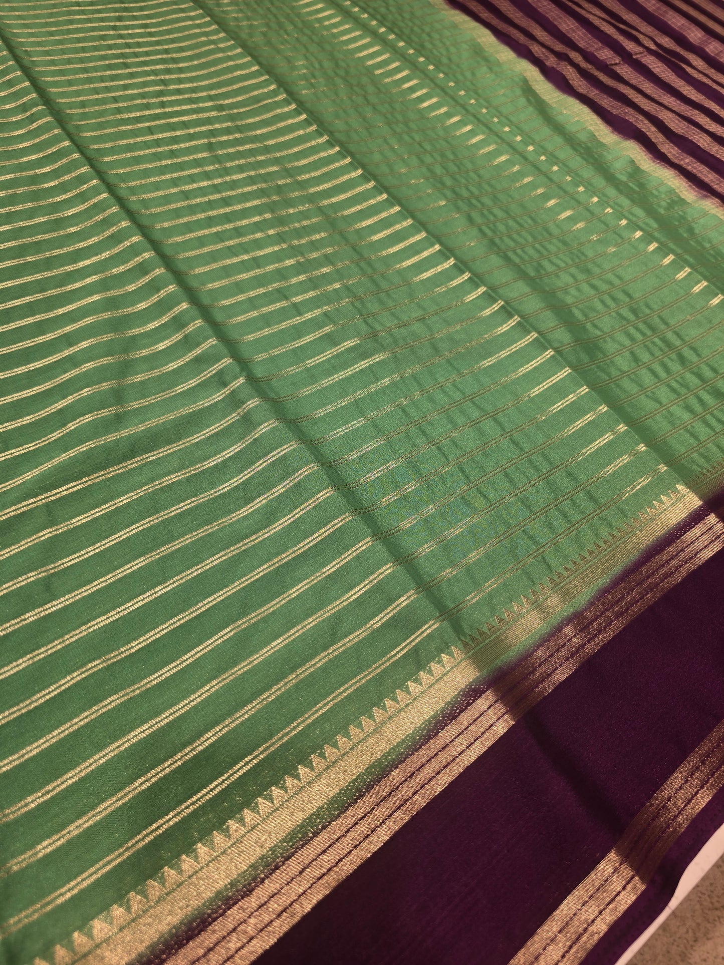 Graceful Semi Crepe Silk Saree with Zari Bentex Border | Elegant Festival & Daily Wear Saree for Women