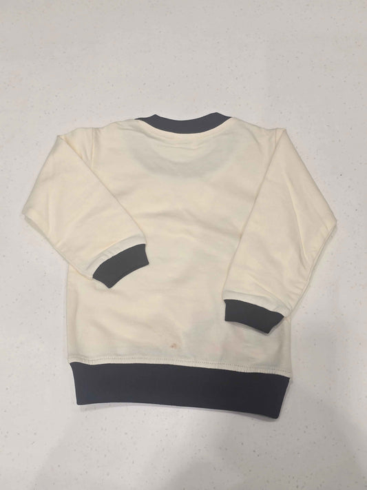 Cotton material t-shirt for little girls with full sleeves