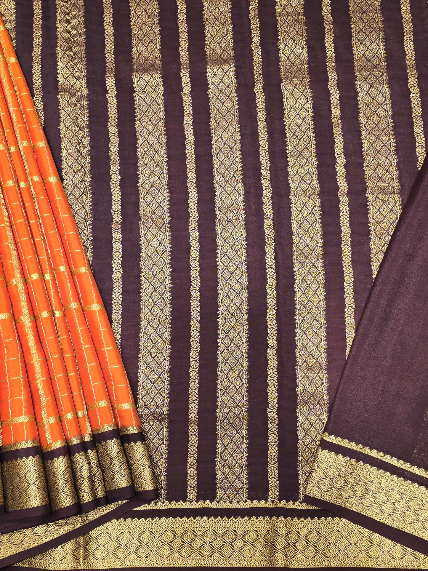 Pista Green Pure Mysore Crepe Silk Saree