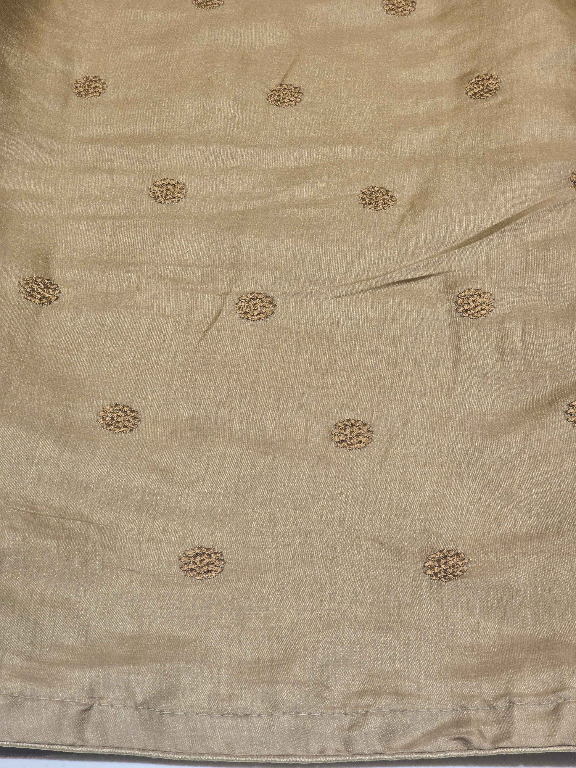 Tussar material multi colour flower designer saree
