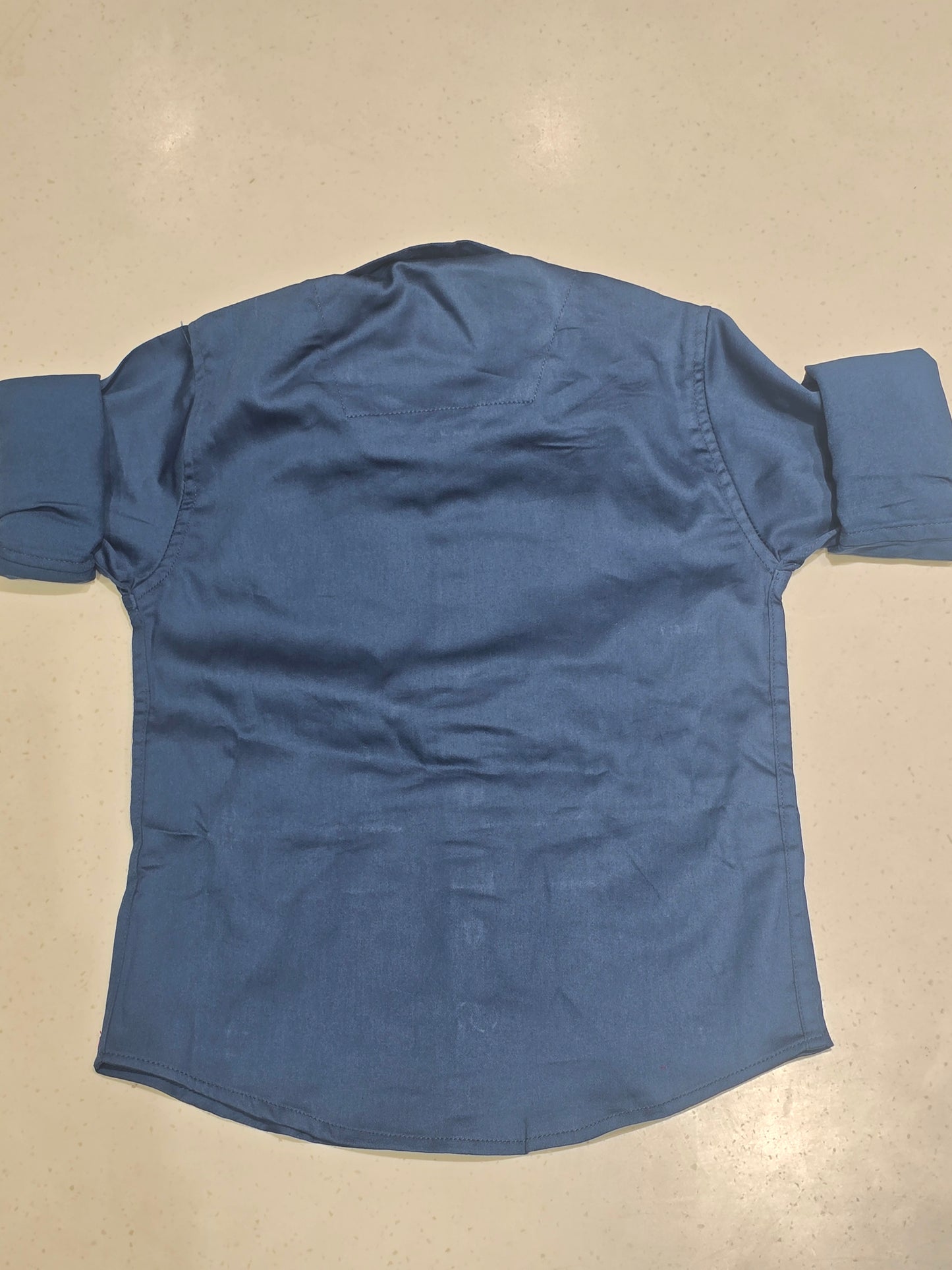 Satin cotton material maroon color shirt for boy with detachable designer tie