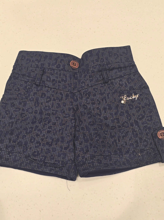 Girls Printed Hosiery Shorts