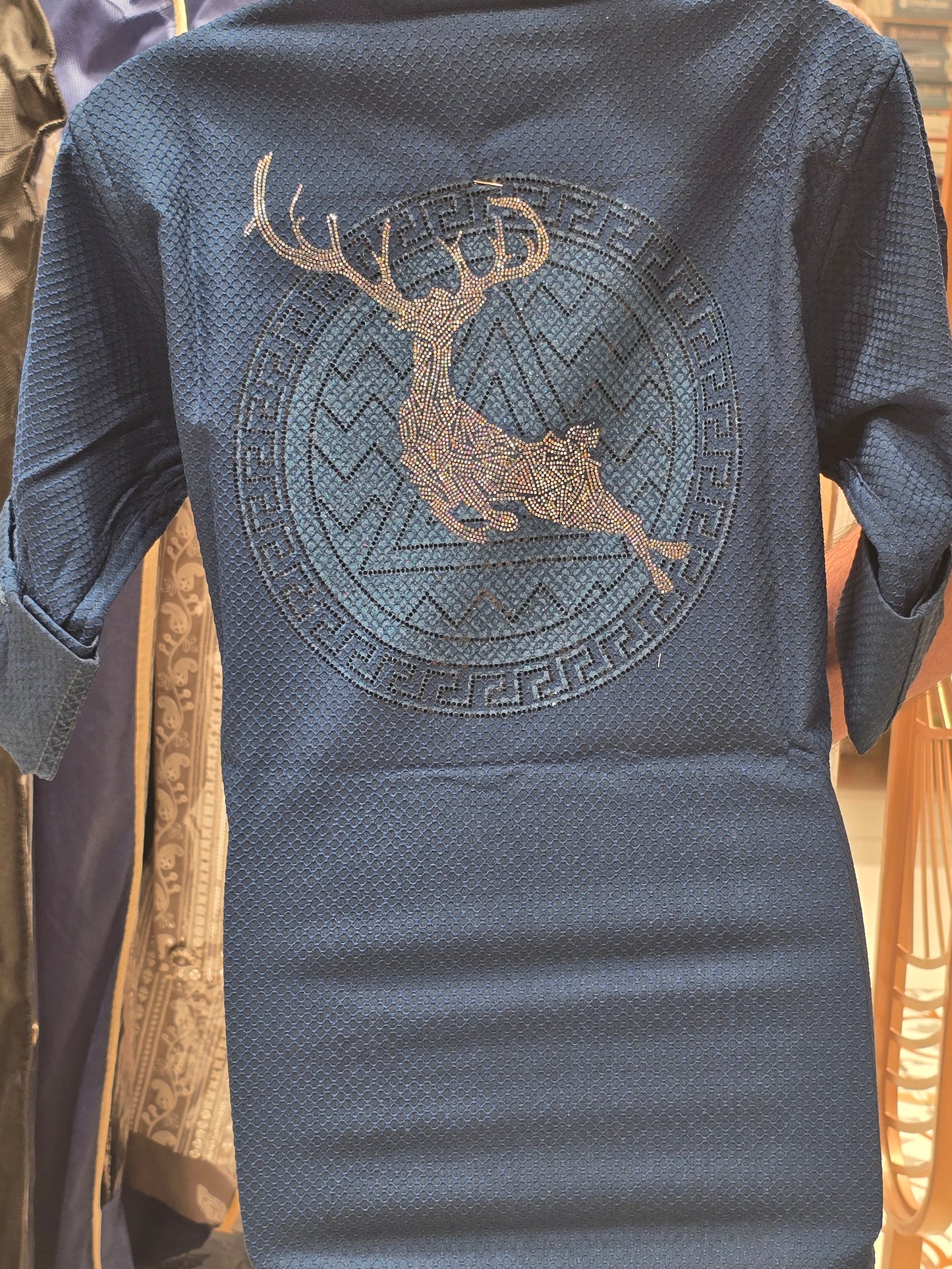 Boy Teal Blue Imported Party Wear Shirt