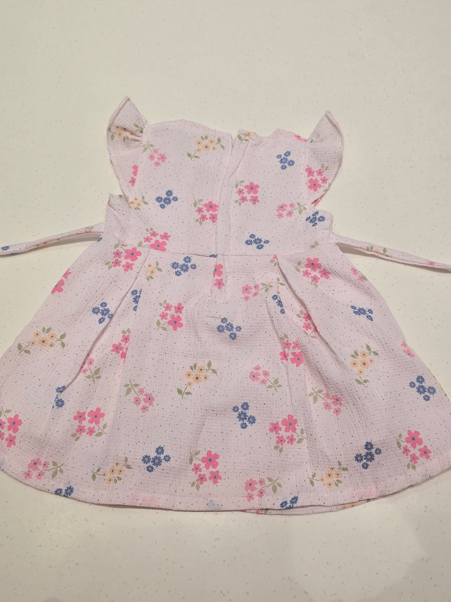 Baby Girl Baby Pink Crush Cotton Frock