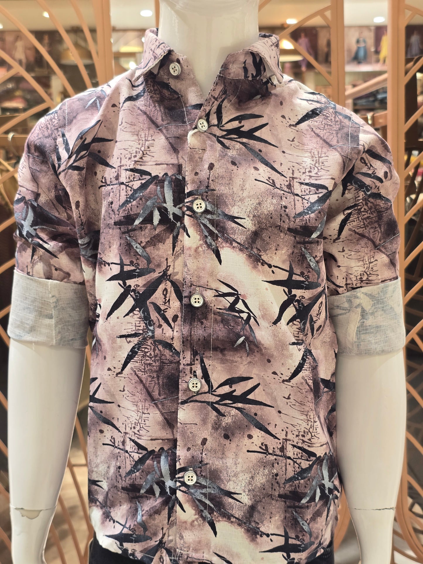 Multicolour Cotton Printed Shirt for Boys