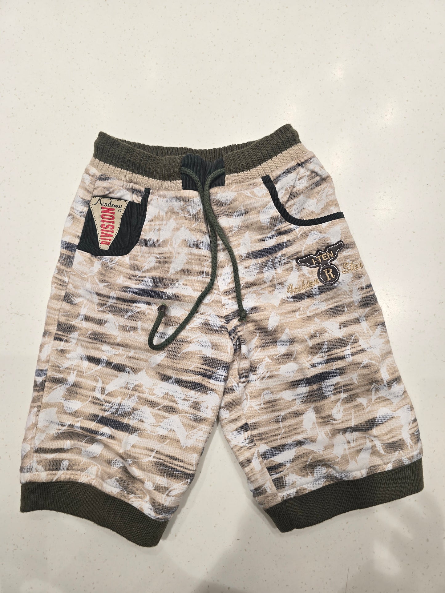 Multicolour Corduroy 3/4 Shorts for Boys