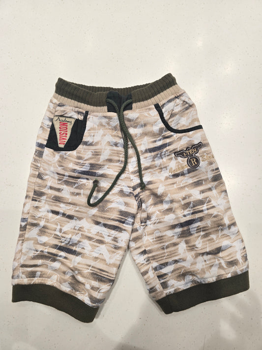 Multicolour Corduroy 3/4 Shorts for Boys