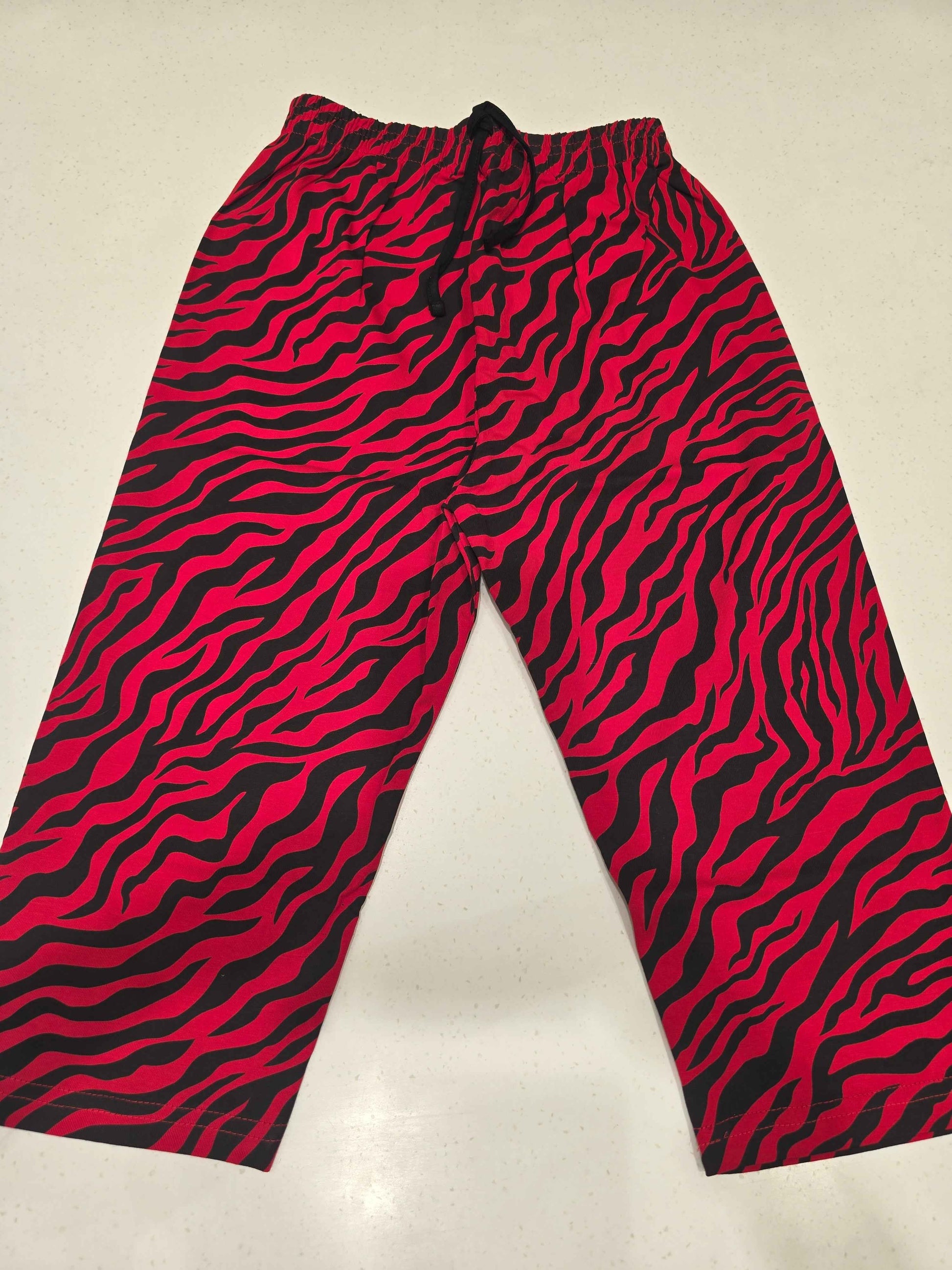 Printed Hosiery material ¾ for girl