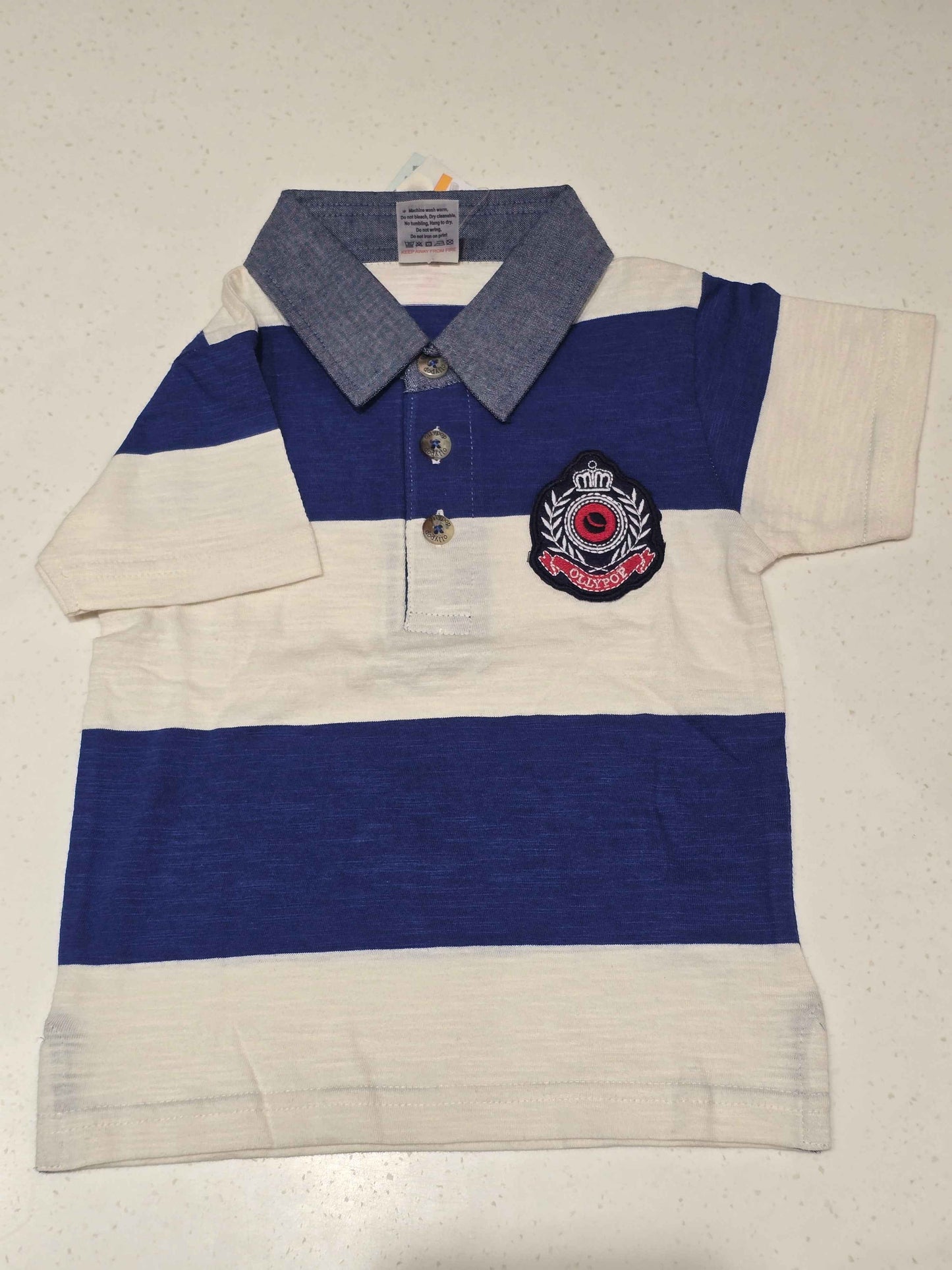 Cotton material dual colour tshirt for baby boy