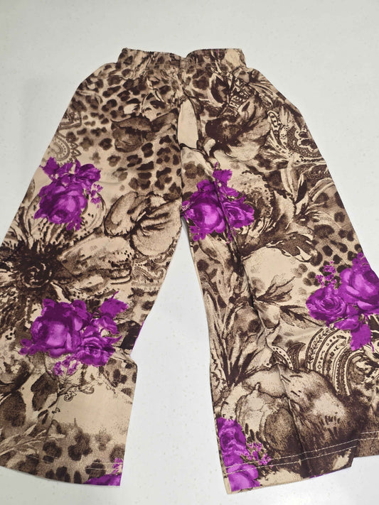 Girls Printed Cotton Pant