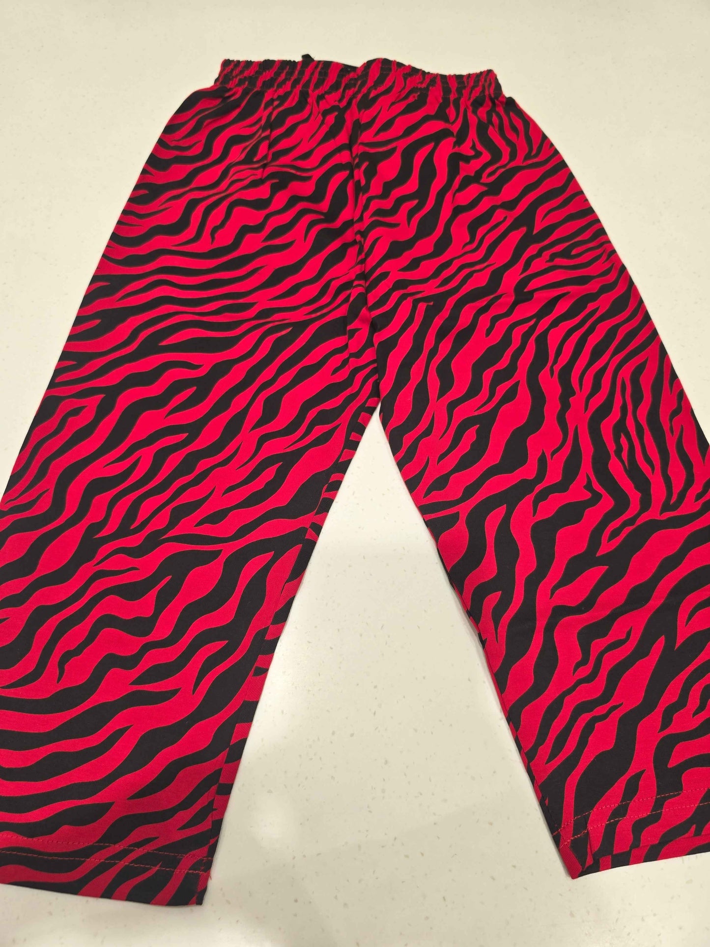 Printed Hosiery material ¾ for girl
