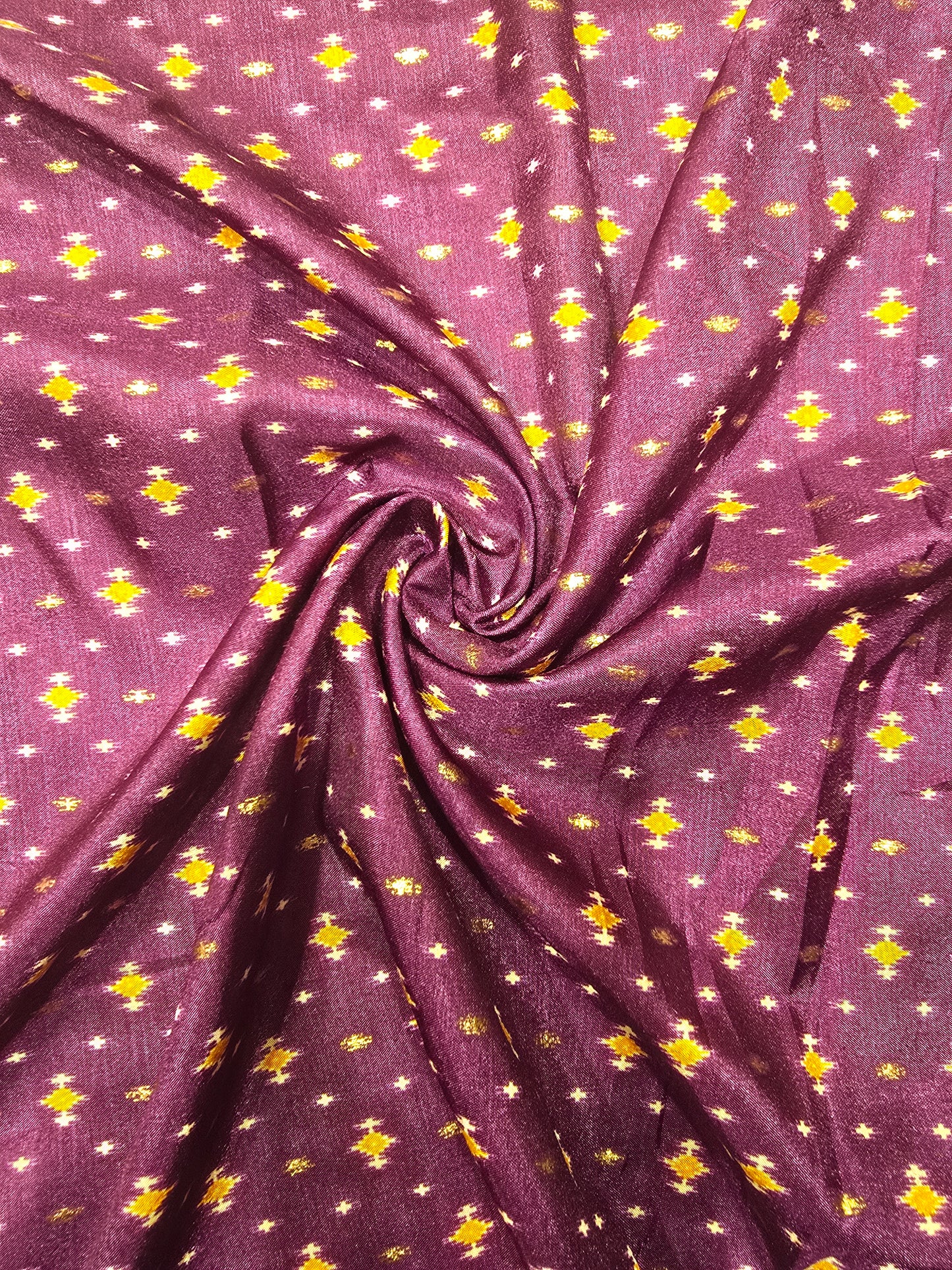 Semi Patola Silk Saree with Traditional Ikat Weaving & Zari Border | Elegant Festive & Wedding Wear Saree for Women