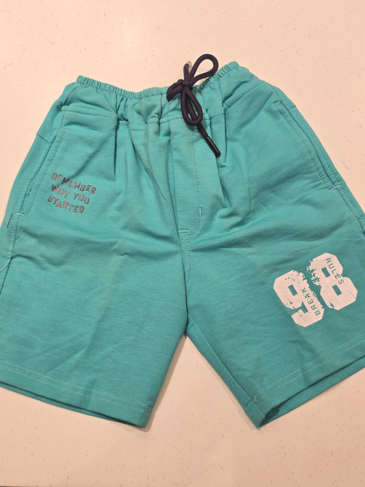 Rama Green Cotton Shorts for Boys