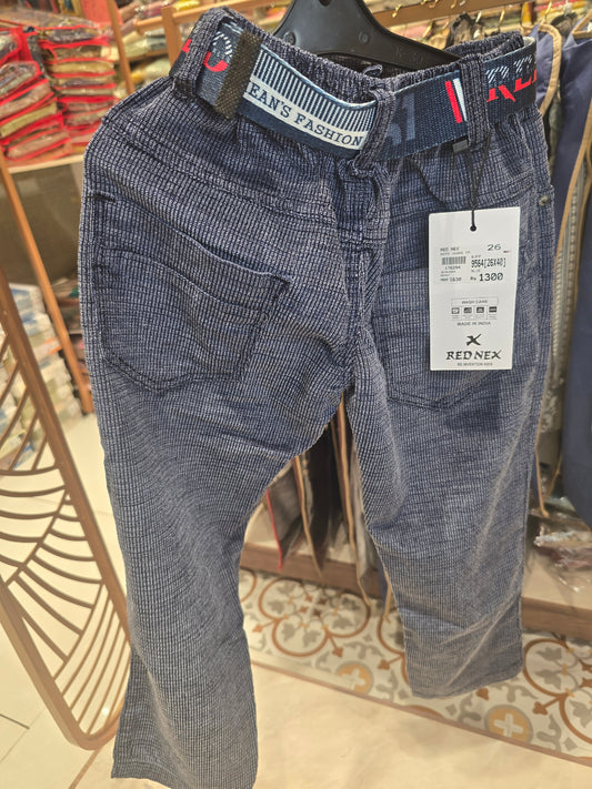Imported Fabric Boys Jeans Pant with Stylish Belt – Comfortable Summer Wear