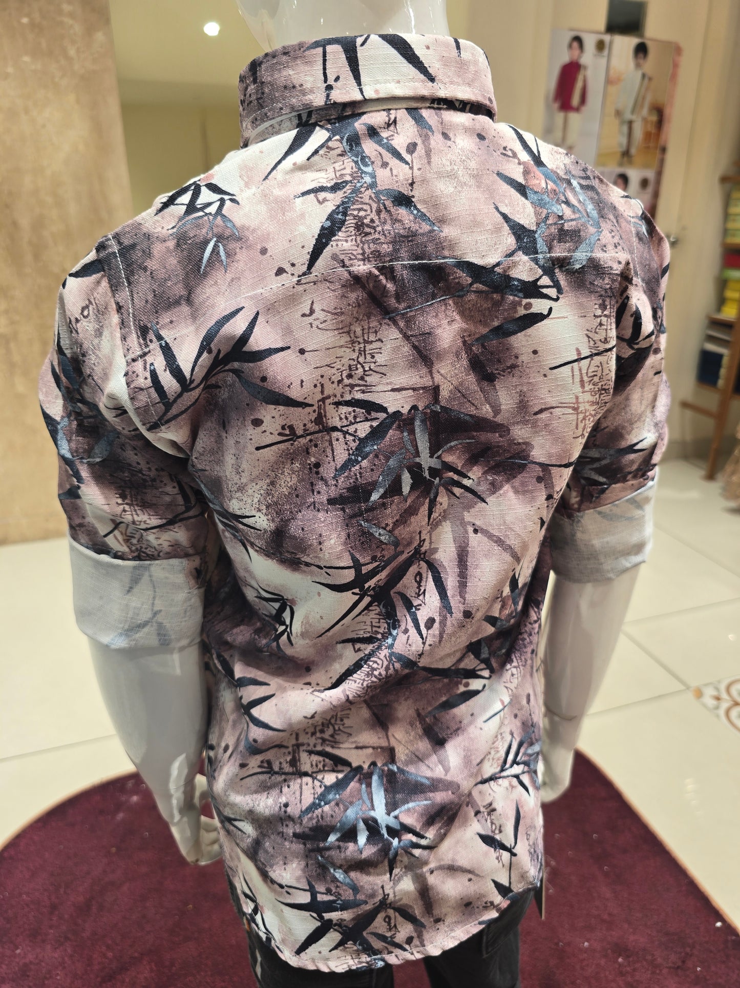 Multicolour Cotton Printed Shirt for Boys