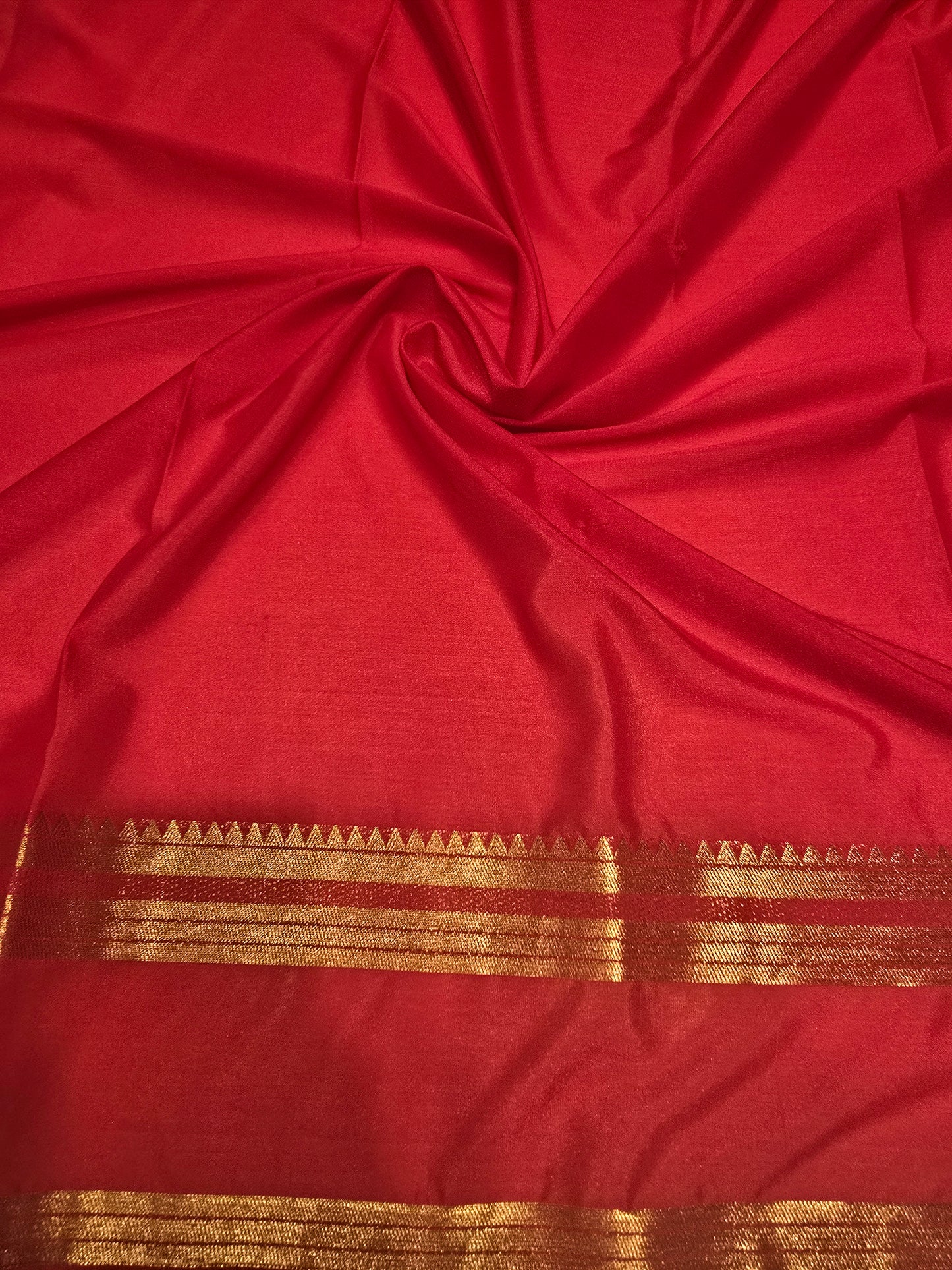 Graceful Semi Crepe Silk Saree with Zari Bentex Border | Elegant Festival & Daily Wear Saree for Women