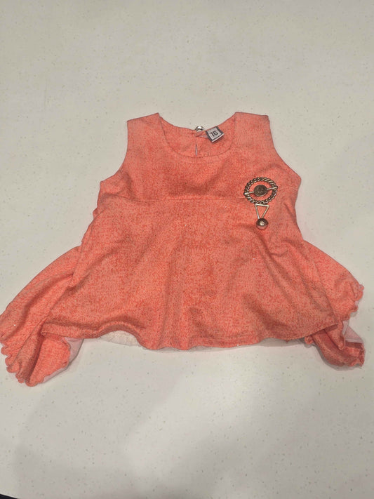 Lycra Material dual shade topper for baby girl