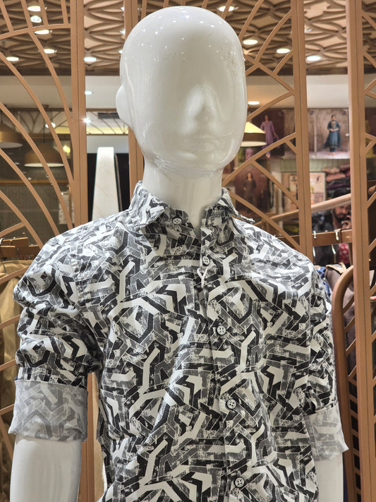 Printed Cotton Shirt for Boys