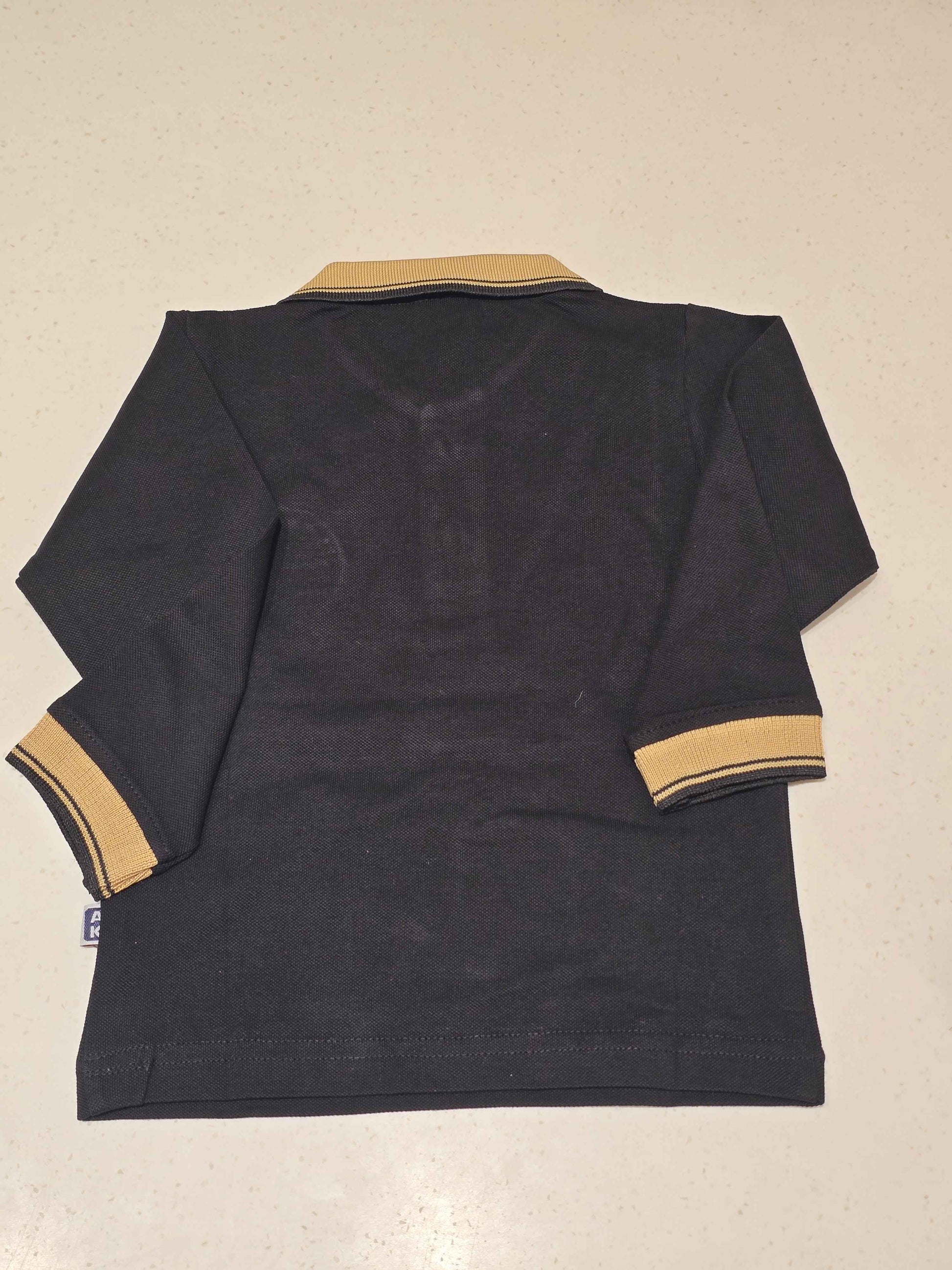 Corduroy material baby boy full sleeves tshirt
