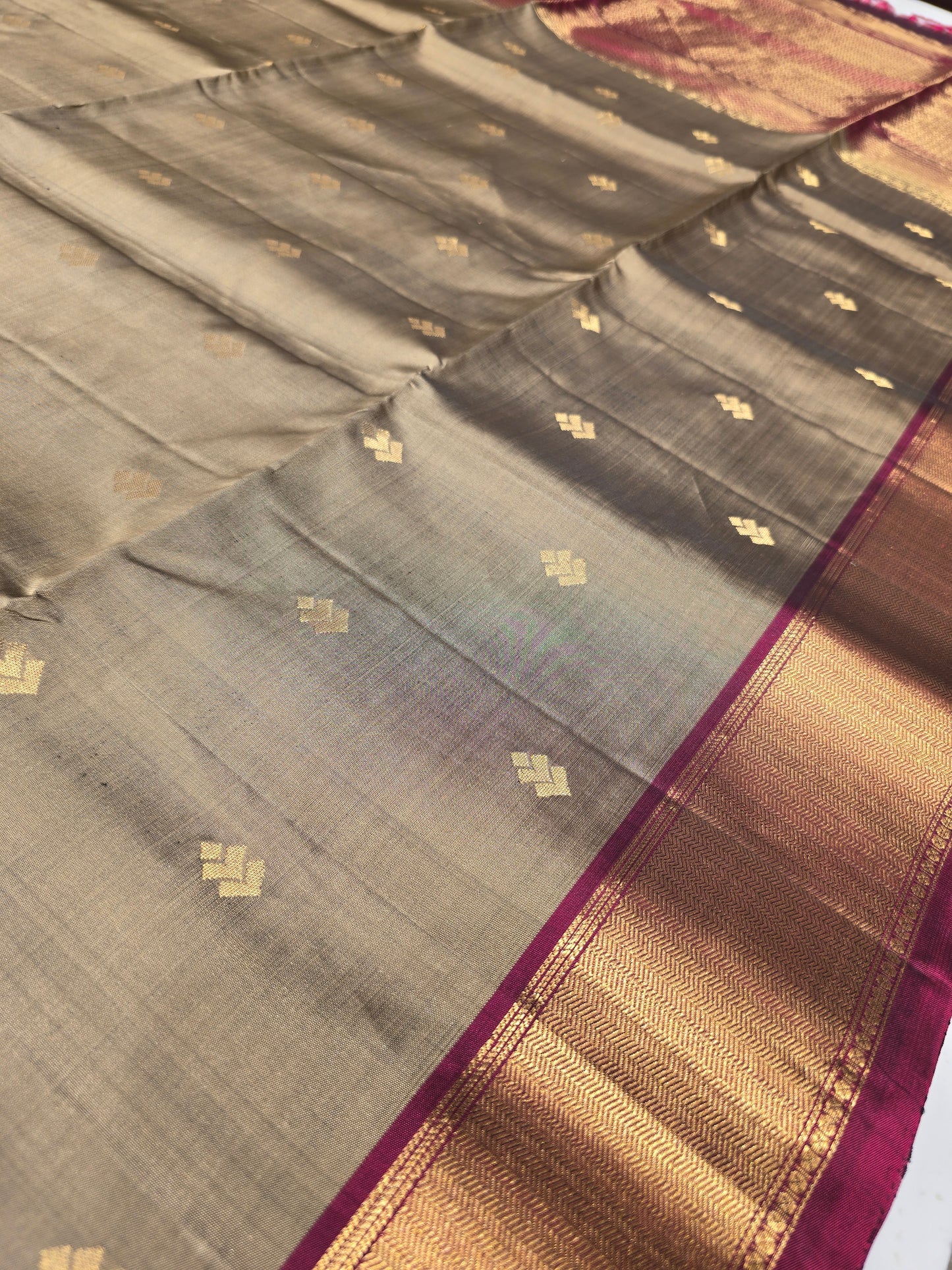 Pure Soft Silk Saree with Fancy Butta & Traditional Zari Border | Festive & Wedding Silk Saree for Women