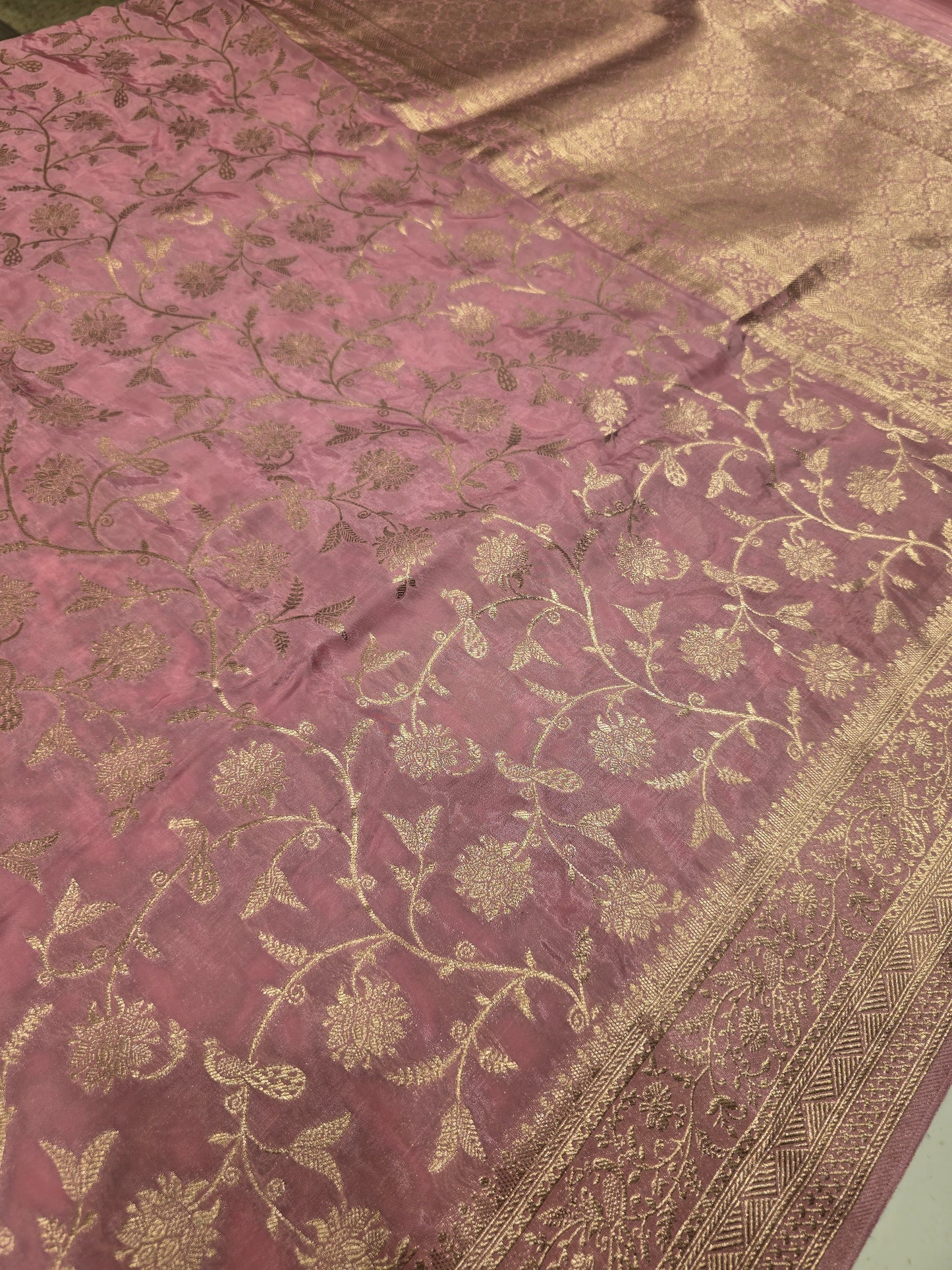 Viscose Banarasi Silk Saree with Zari Weaving & Rich Border | Elegant Festive & Party Wear Saree for Women