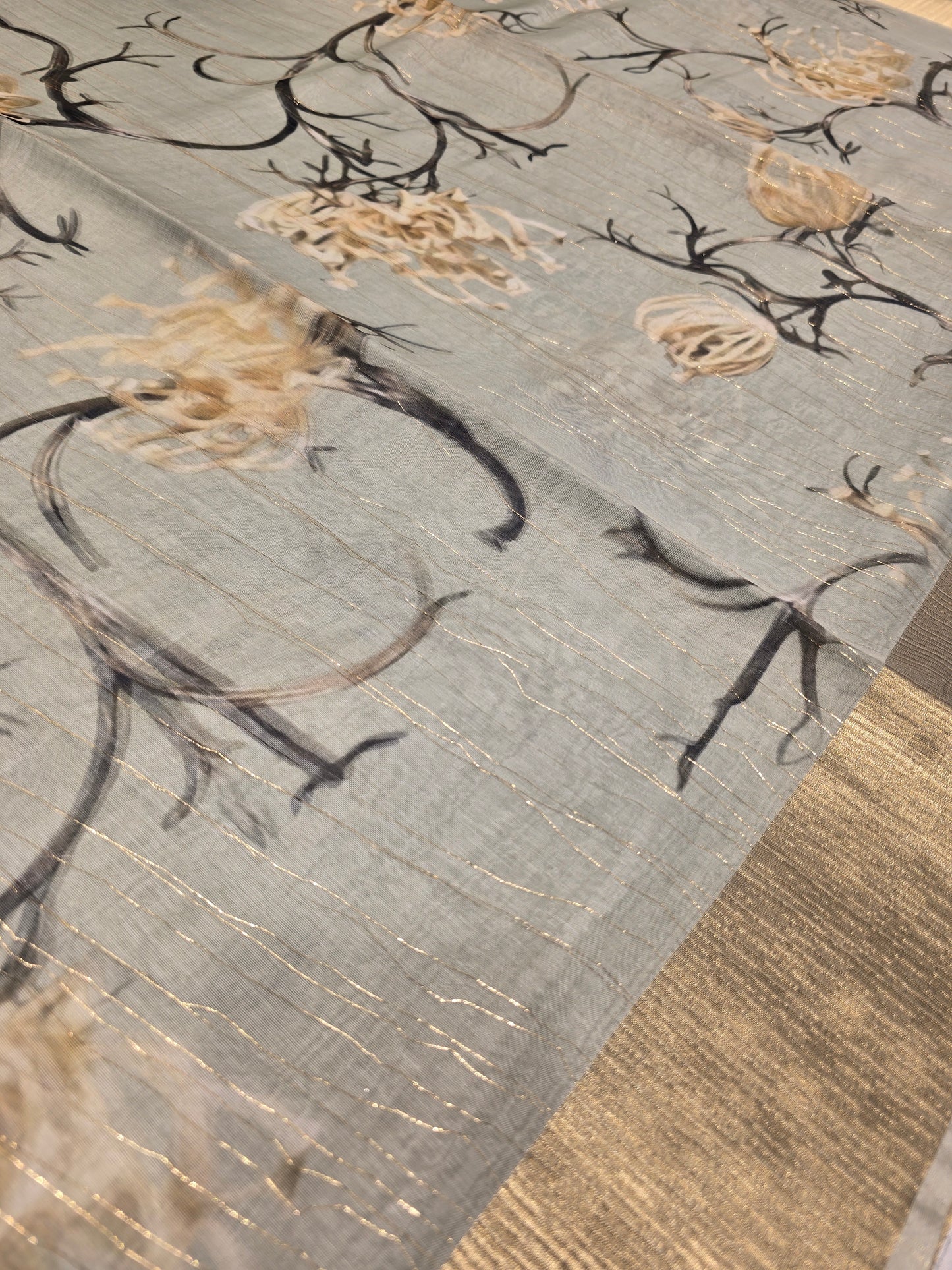 Double Organza with art silk Festive | party wear