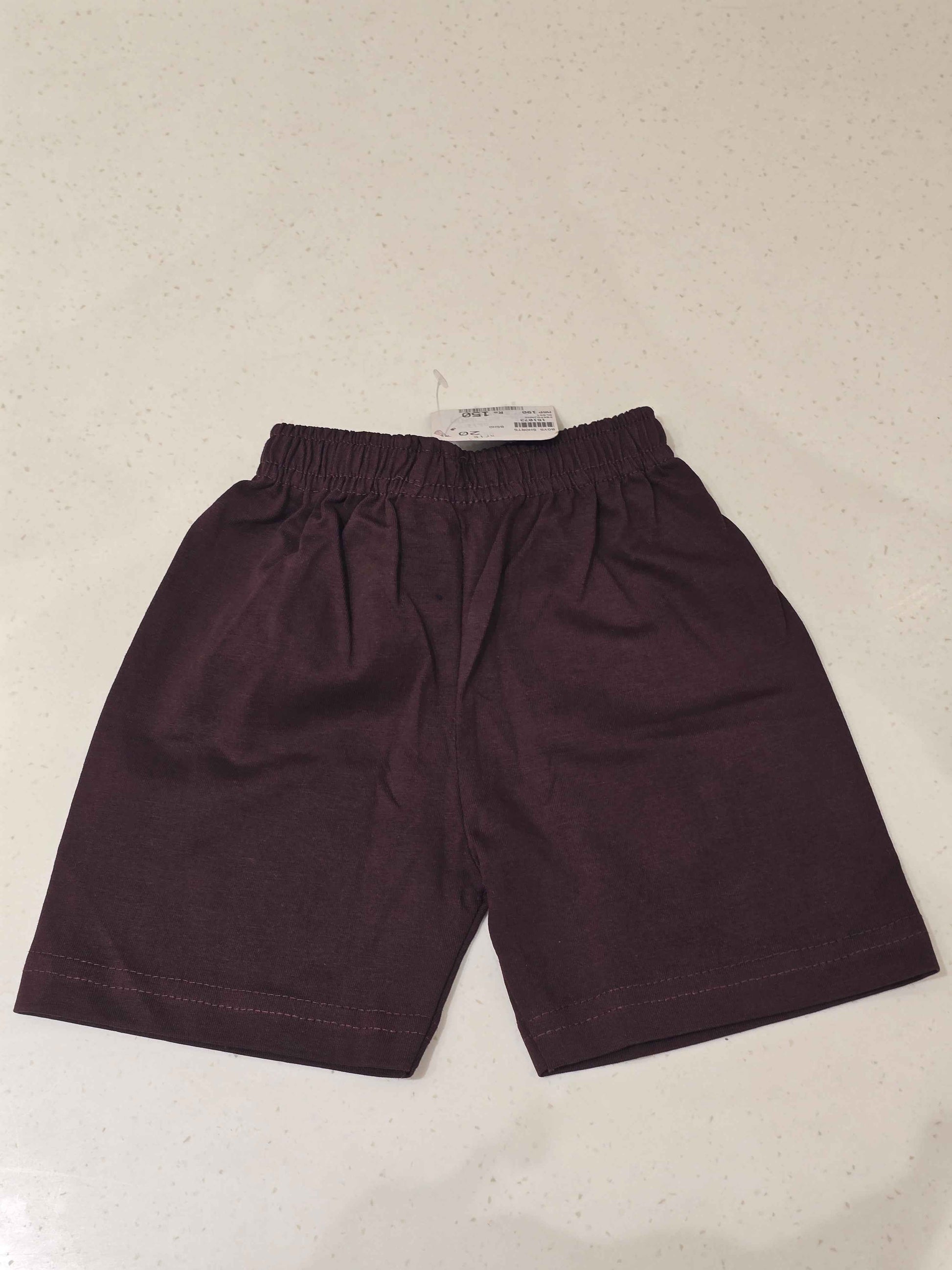 Baby Boys Cotton Elastic Waist Shorts